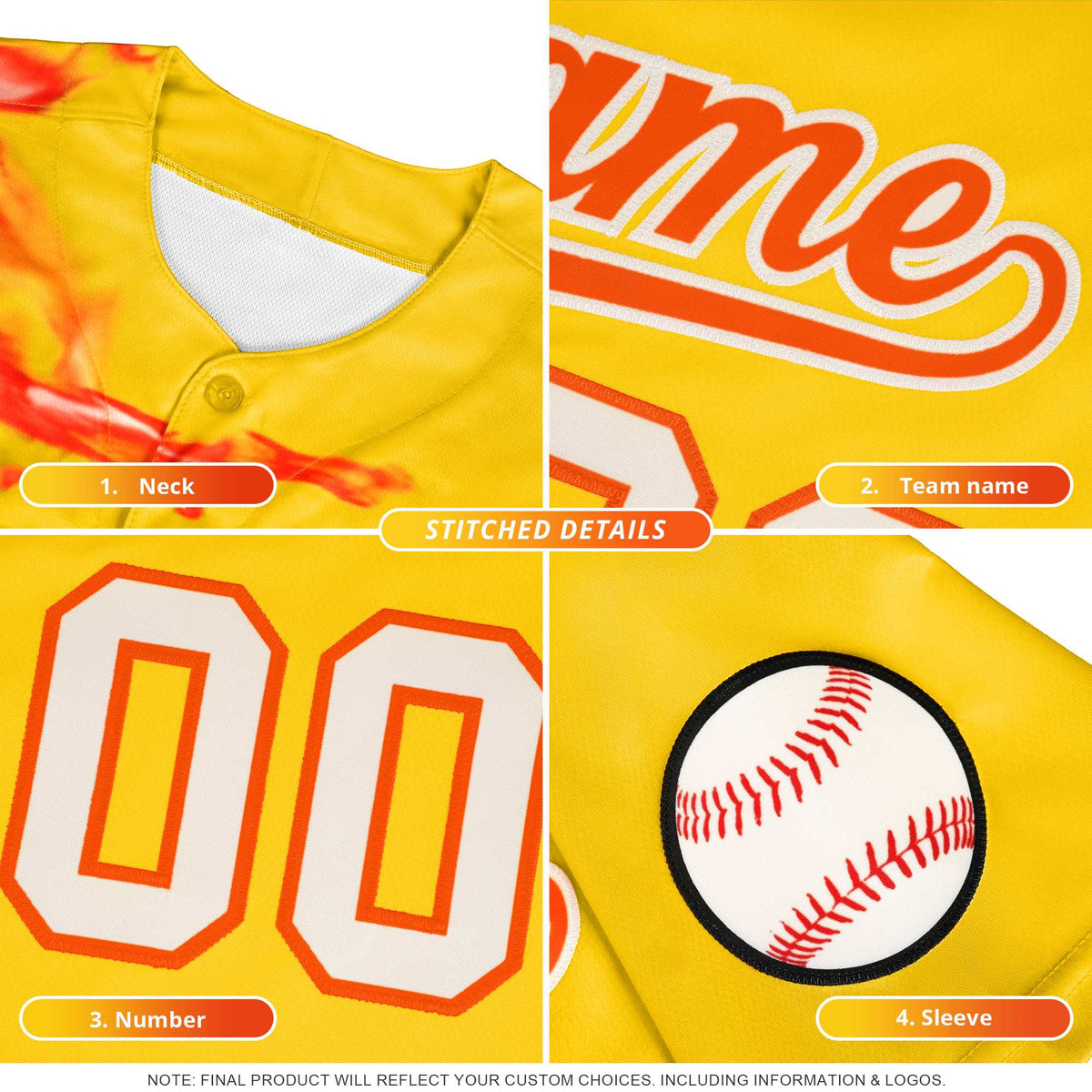 Custom Orange Personalized Team Shirts for Parties &amp; Training | KXKSHOP