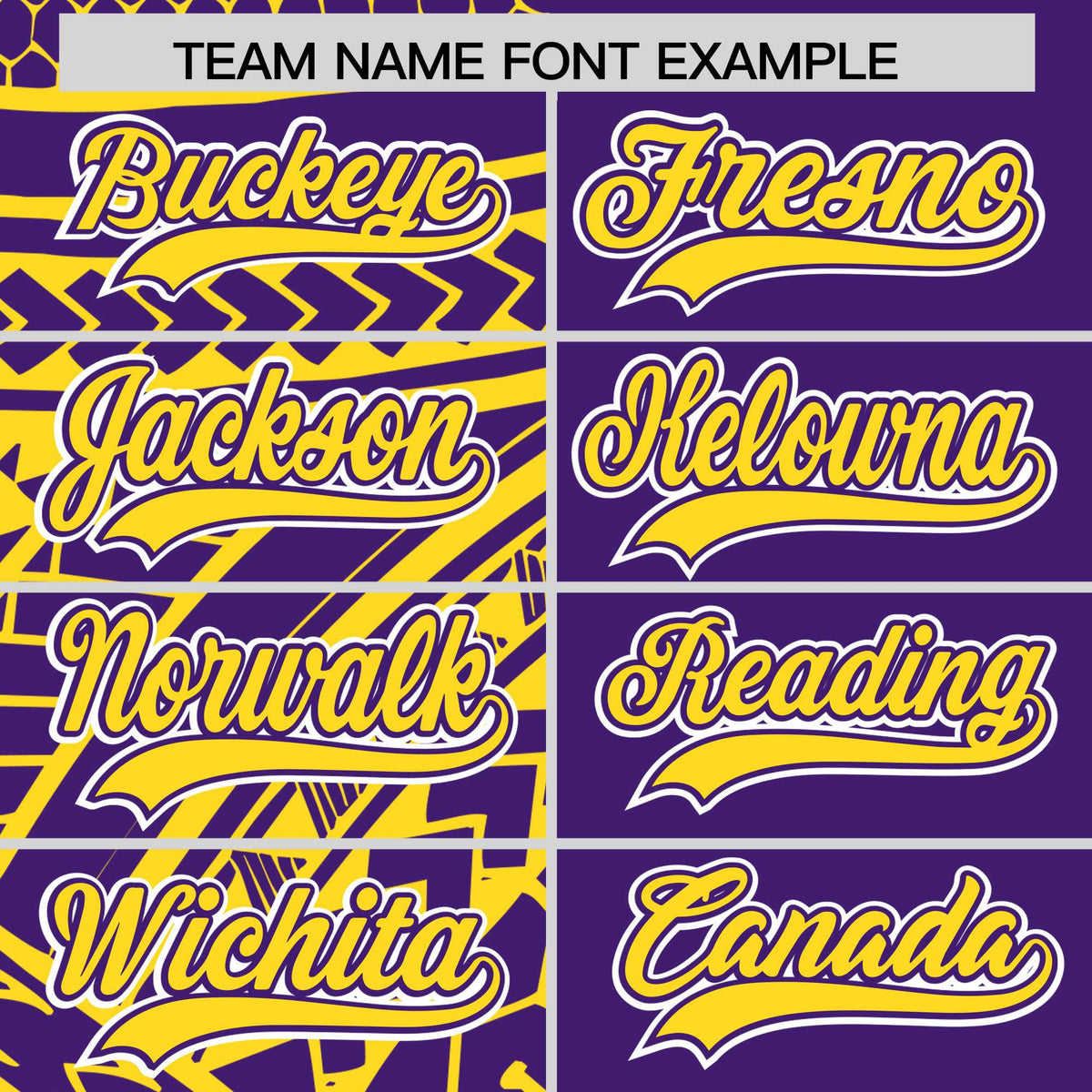 Custom Purple Gold Split Fashion Tribal Pattern Authentic Baseball Jersey