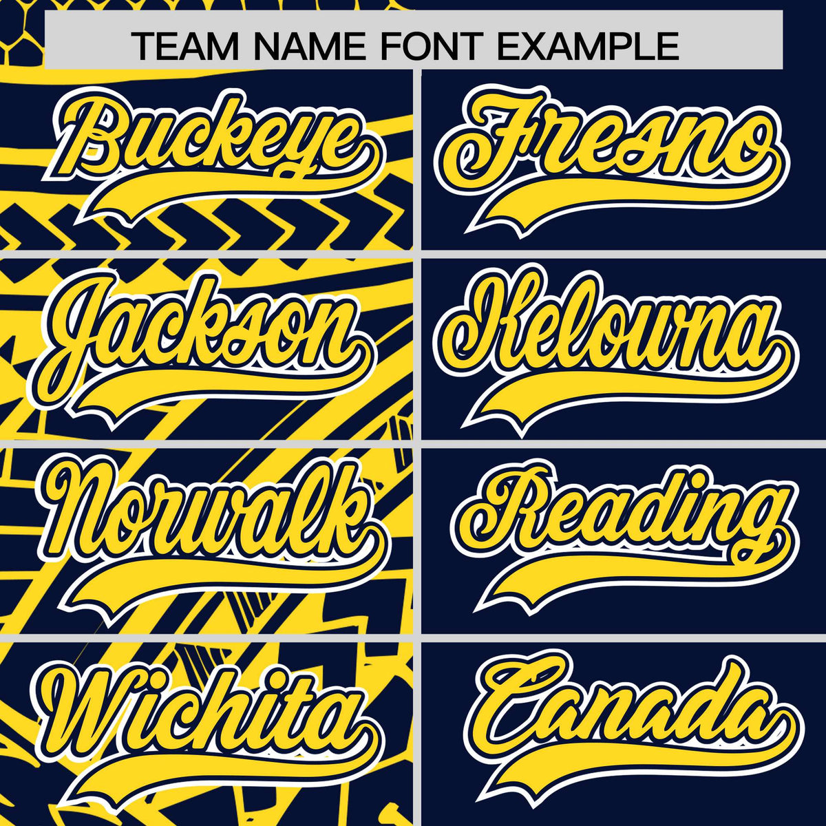 Custom Navy Gold Split Fashion Tribal Pattern Authentic Baseball Jersey