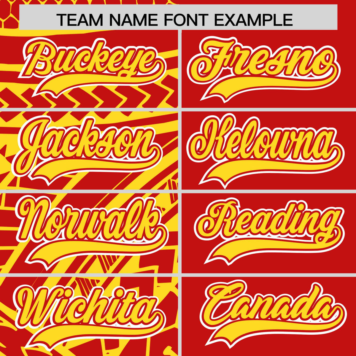 Custom Red Gold Split Fashion Tribal Pattern Authentic Baseball Jersey