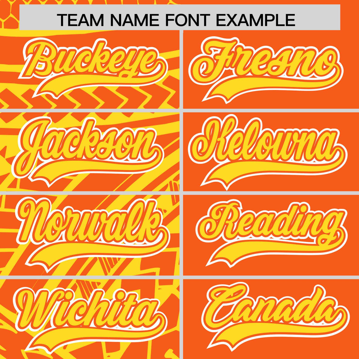 Custom Orange Gold Split Fashion Tribal Pattern Authentic Baseball Jersey