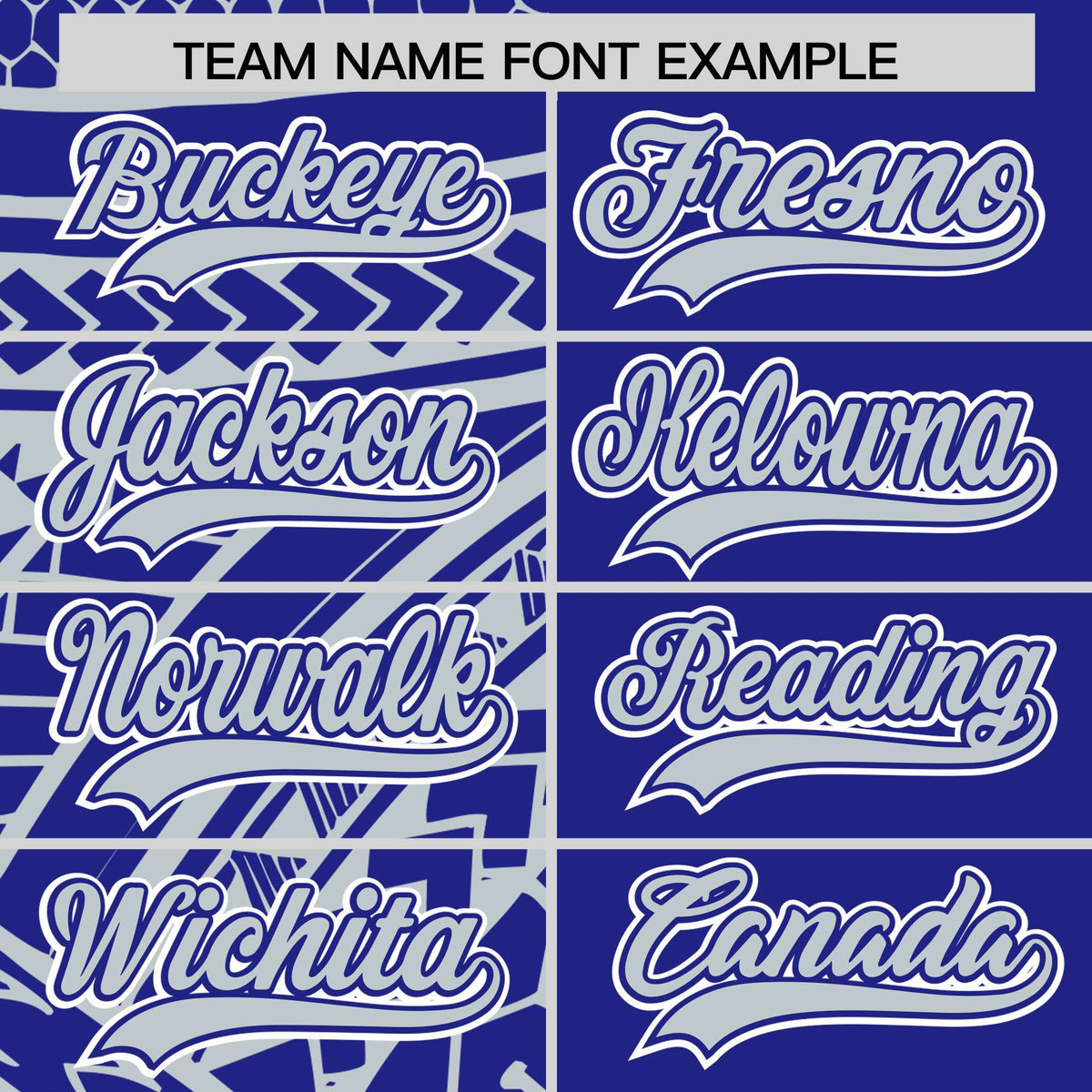 Custom Royal Silver Split Fashion Tribal Pattern Authentic Baseball Jersey