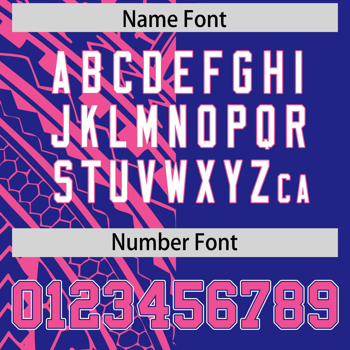 Custom Royal Pink Split Fashion Tribal Pattern Authentic Baseball Jersey