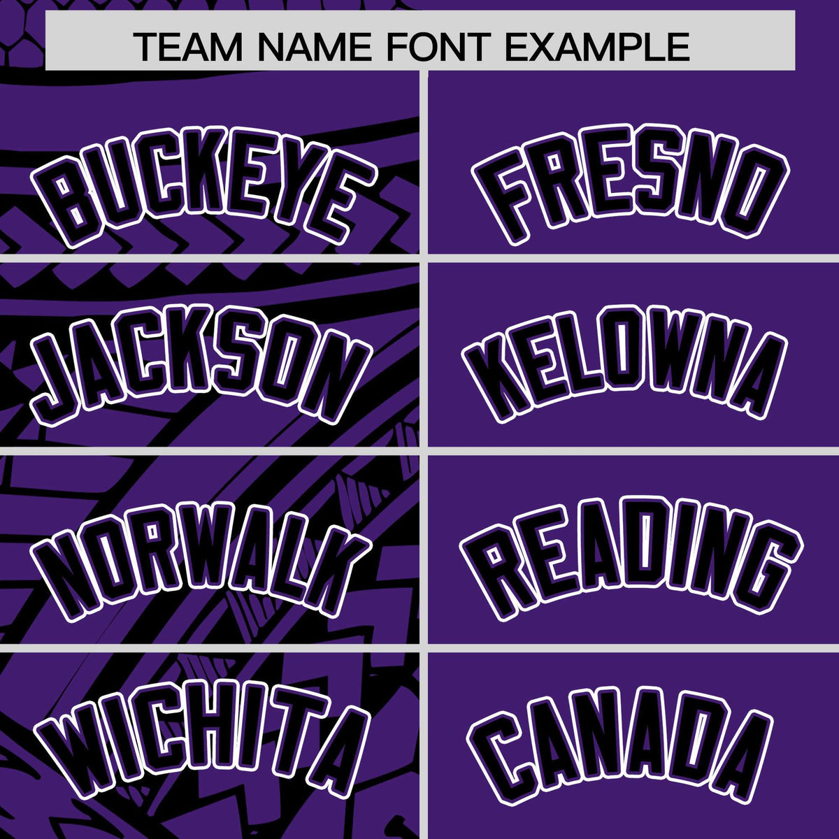 Custom Black Purple Split Fashion Tribal Pattern Authentic Baseball Jersey