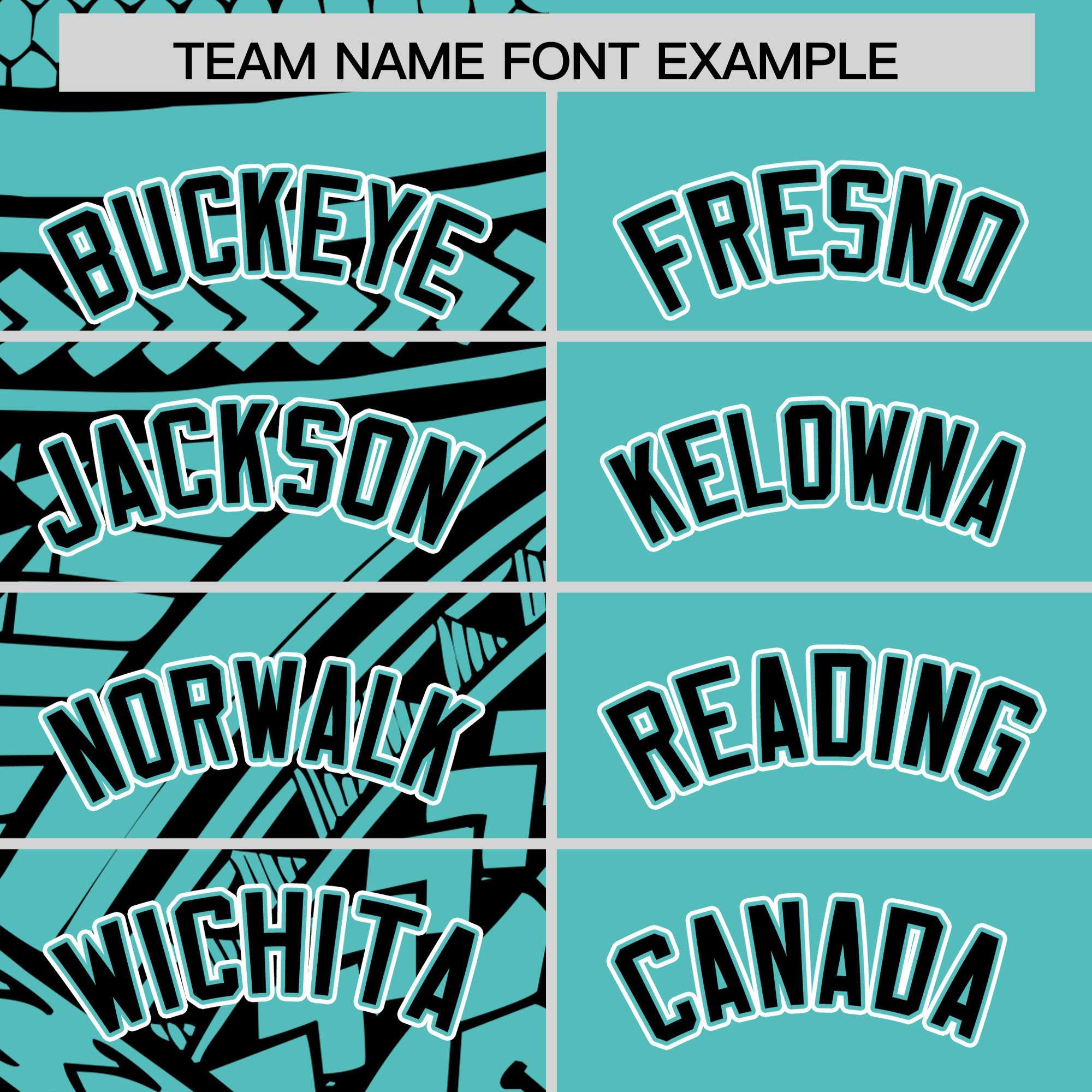 Custom Aqua Black Split Fashion Tribal Pattern Authentic Baseball Jersey