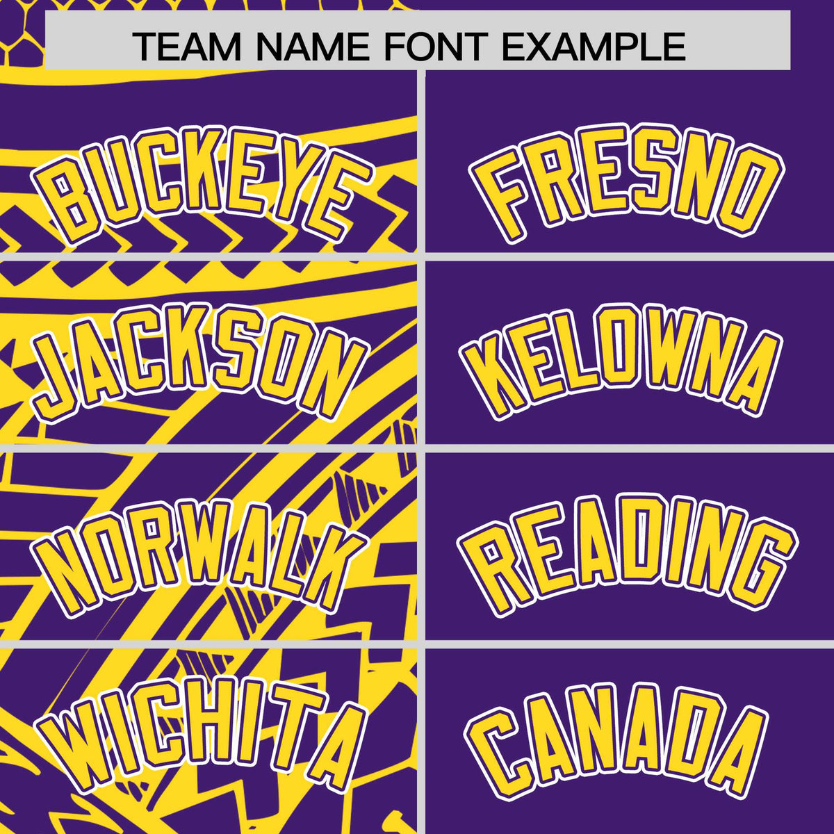 Custom Purple Gold Split Fashion Tribal Pattern Authentic Baseball Jersey