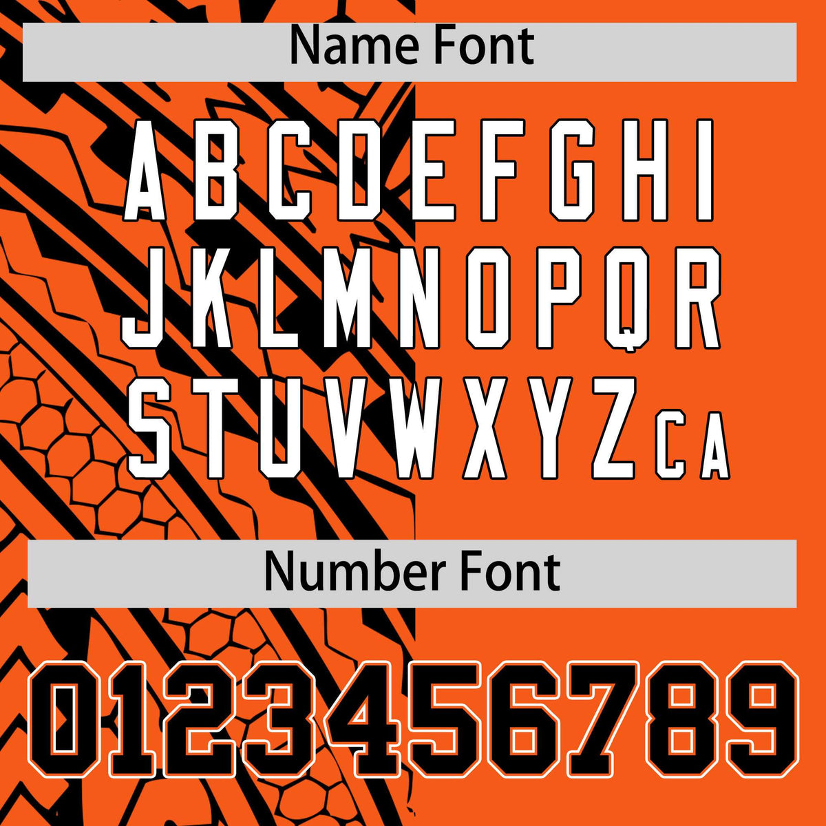 Custom Orange Black Split Fashion Tribal Pattern Authentic Baseball Jersey