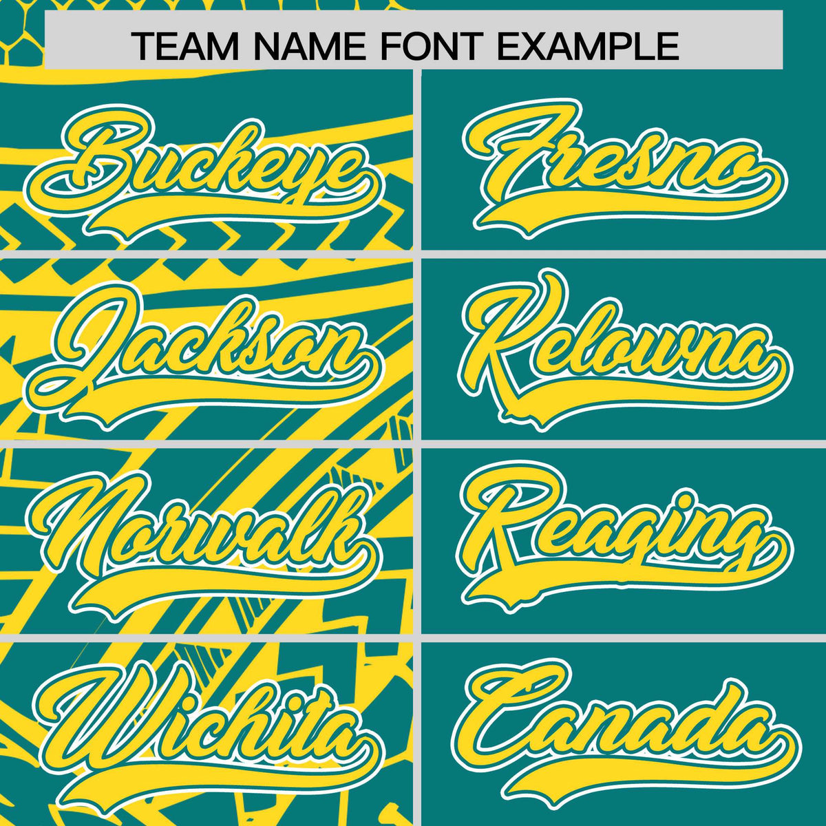 Custom Aqua Gold Split Fashion Tribal Pattern Authentic Baseball Jersey