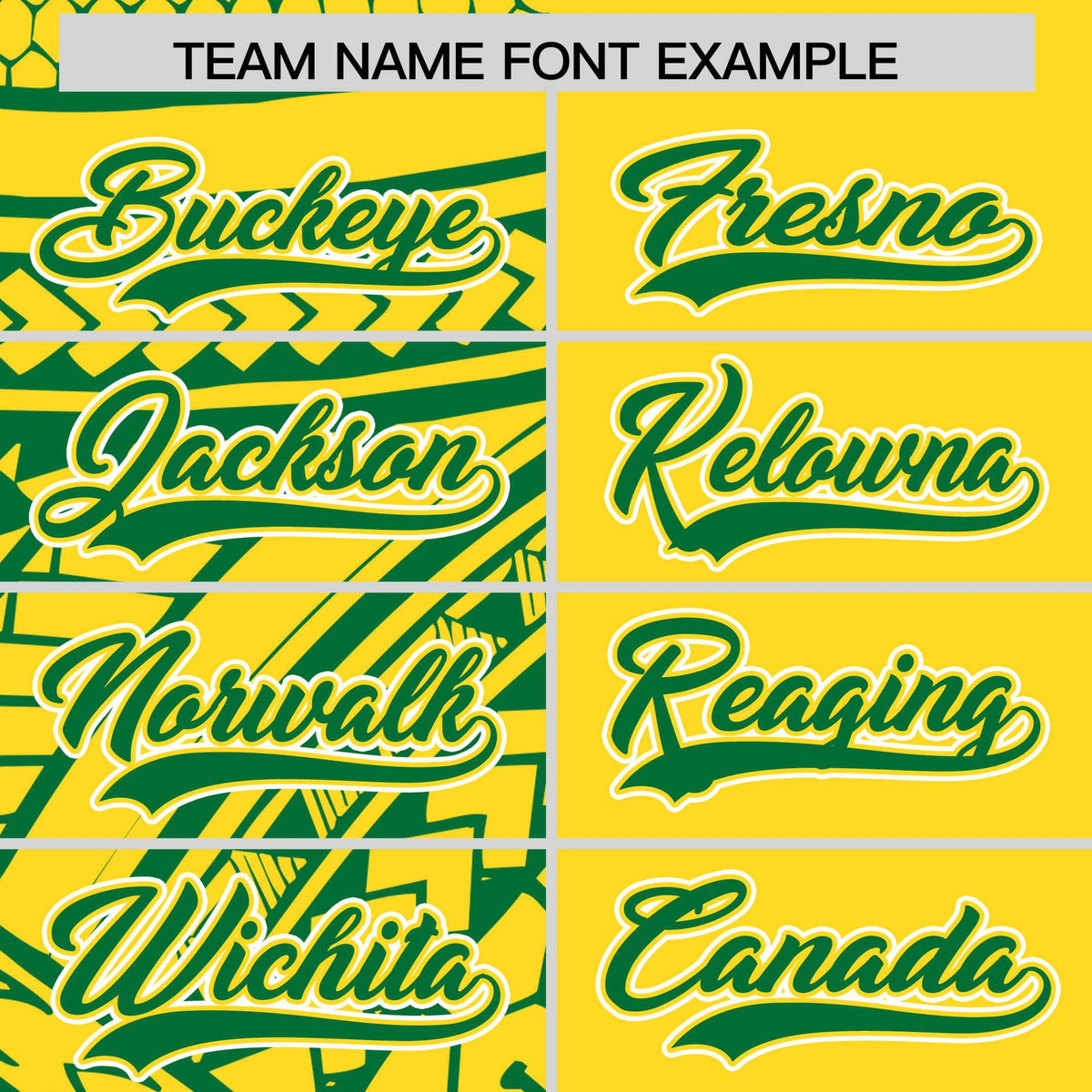 Custom Gold Kelly Green Split Fashion Tribal Pattern Authentic Baseball Jersey