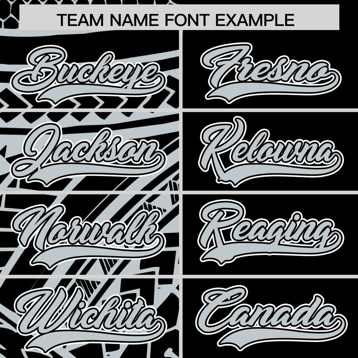 Custom Black Silver Split Fashion Tribal Pattern Authentic Baseball Jersey
