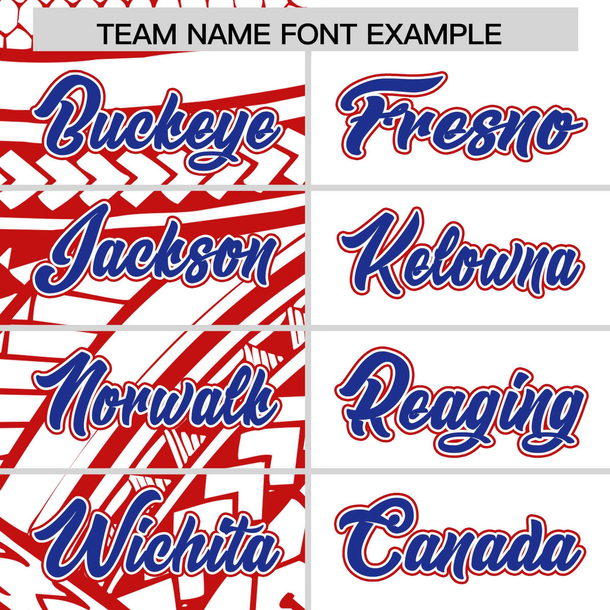 Custom White Red Split Fashion Tribal Pattern Authentic Baseball Jersey