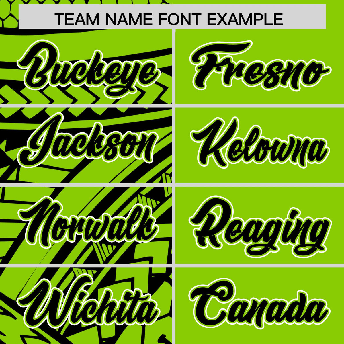 Custom Black Neon Green Split Fashion Tribal Pattern Authentic Baseball Jersey