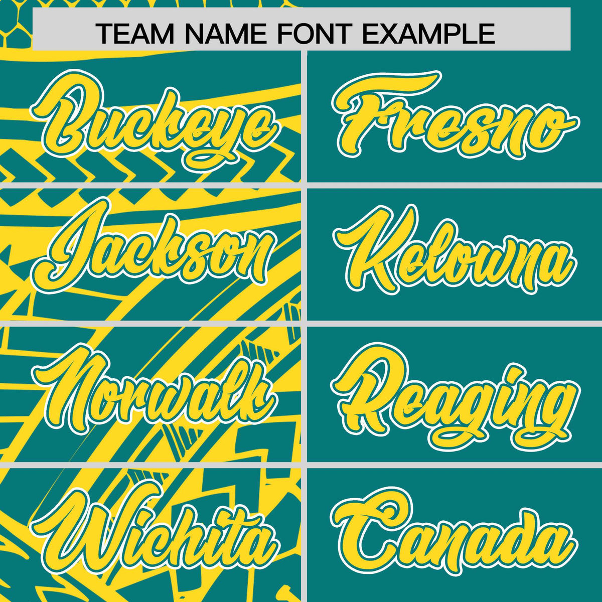 Custom Aqua Gold Split Fashion Tribal Pattern Authentic Baseball Jersey