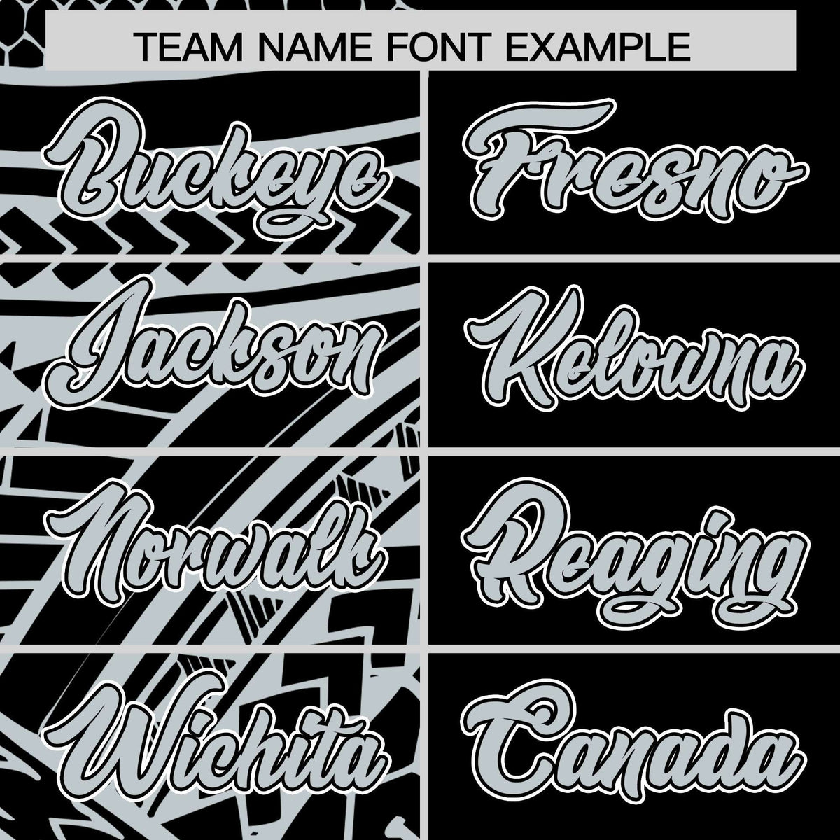 Custom Black Silver Split Fashion Tribal Pattern Authentic Baseball Jersey
