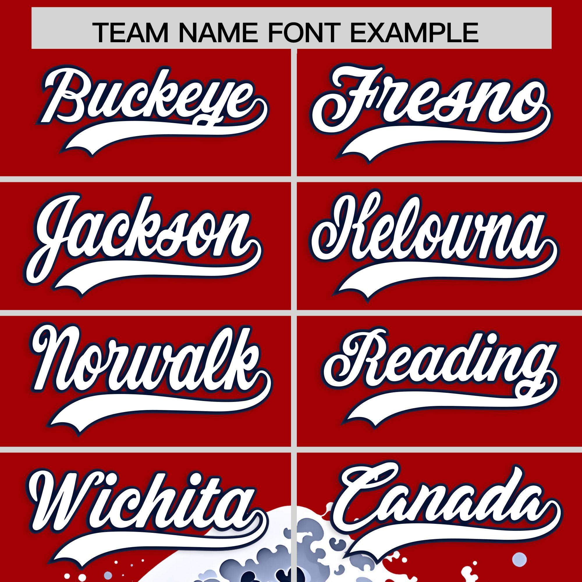 Custom Red Wave Graffiti Pattern Authentic Baseball Jersey | KXKSHOP