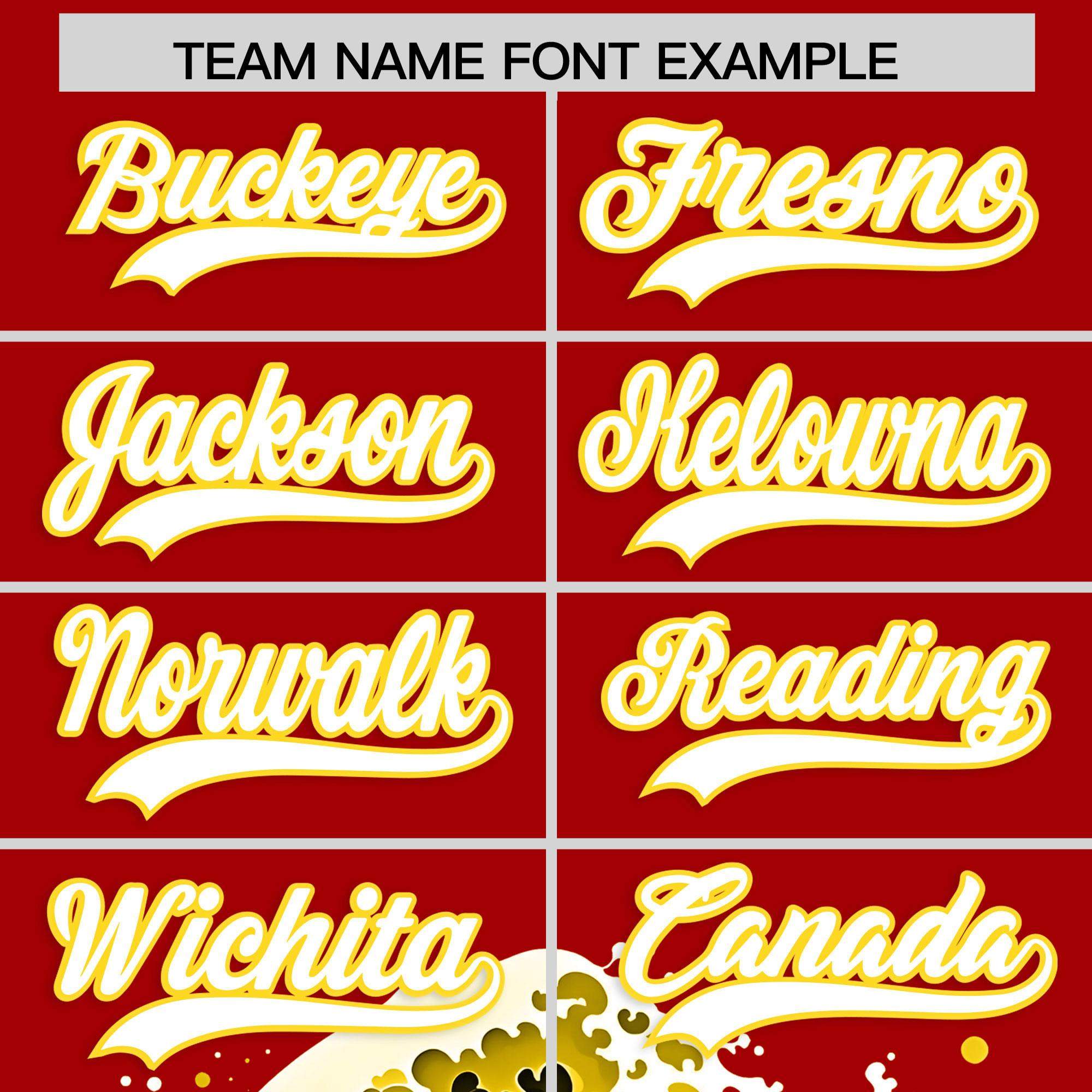 Custom Red Wave Graffiti Pattern Authentic Baseball Jersey | KXKSHOP