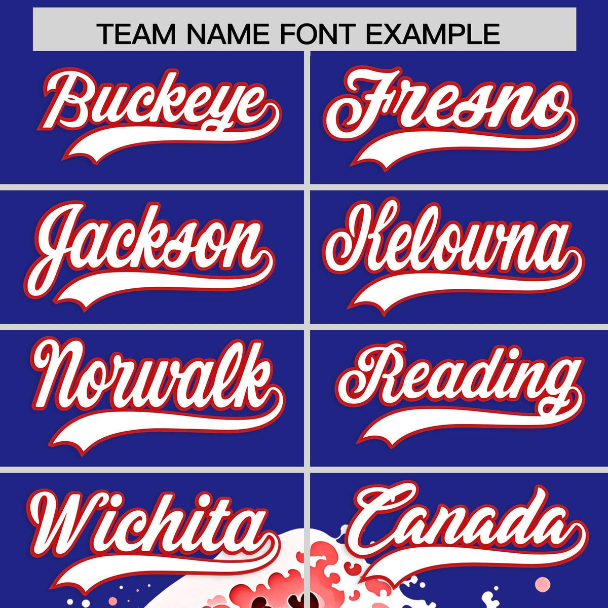 Custom Royal Wave Graffiti Pattern Authentic Baseball Jersey| KXKSHOP