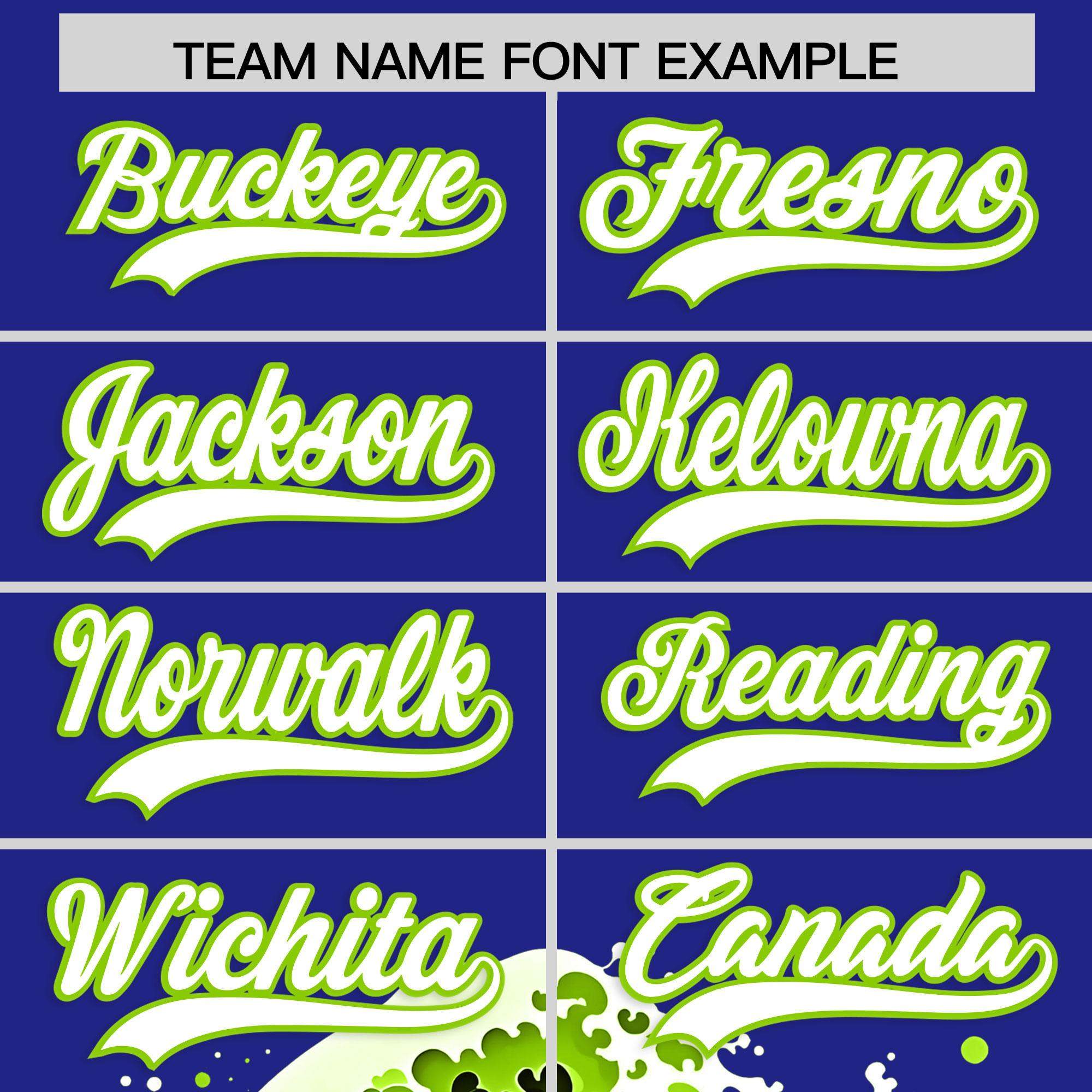 Custom Royal Wave Graffiti Pattern Authentic Baseball Jersey | KXKSHOP