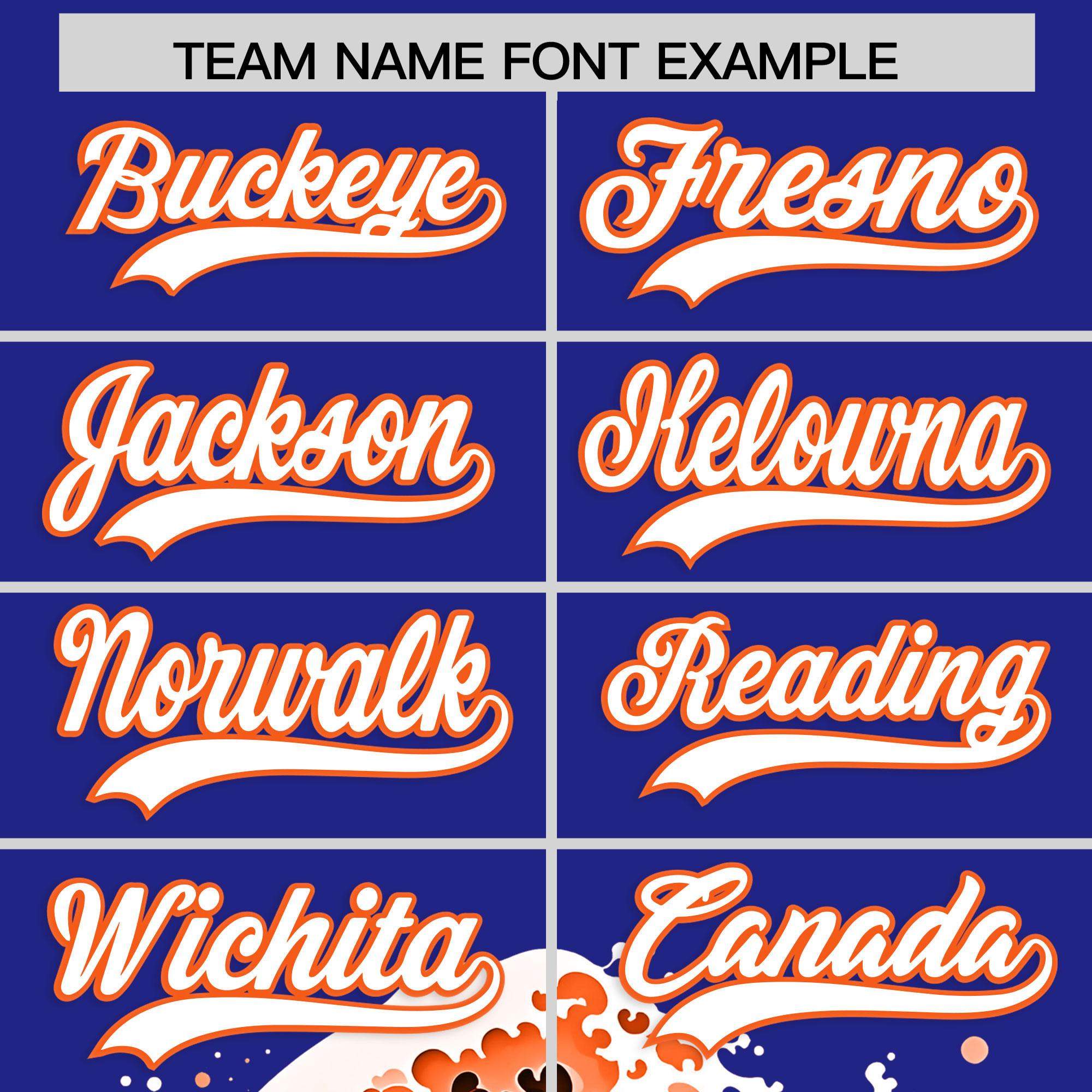 Custom Royal Wave Graffiti Pattern Authentic Baseball Jersey | KXKSHOP