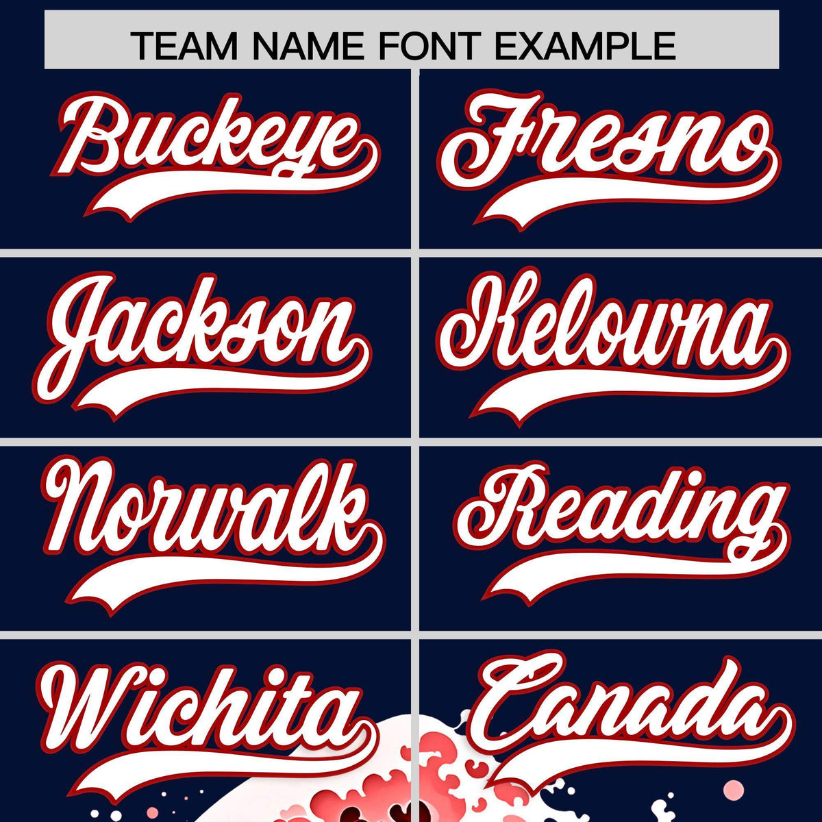 Custom Navy Wave Graffiti Pattern Authentic Baseball Jersey| KXKSHOP