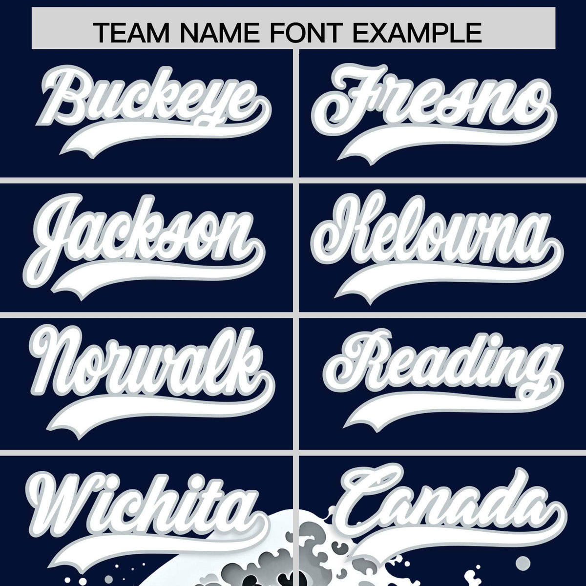 Custom Navy Wave Graffiti Pattern Authentic Baseball Jersey| KXKSHOP
