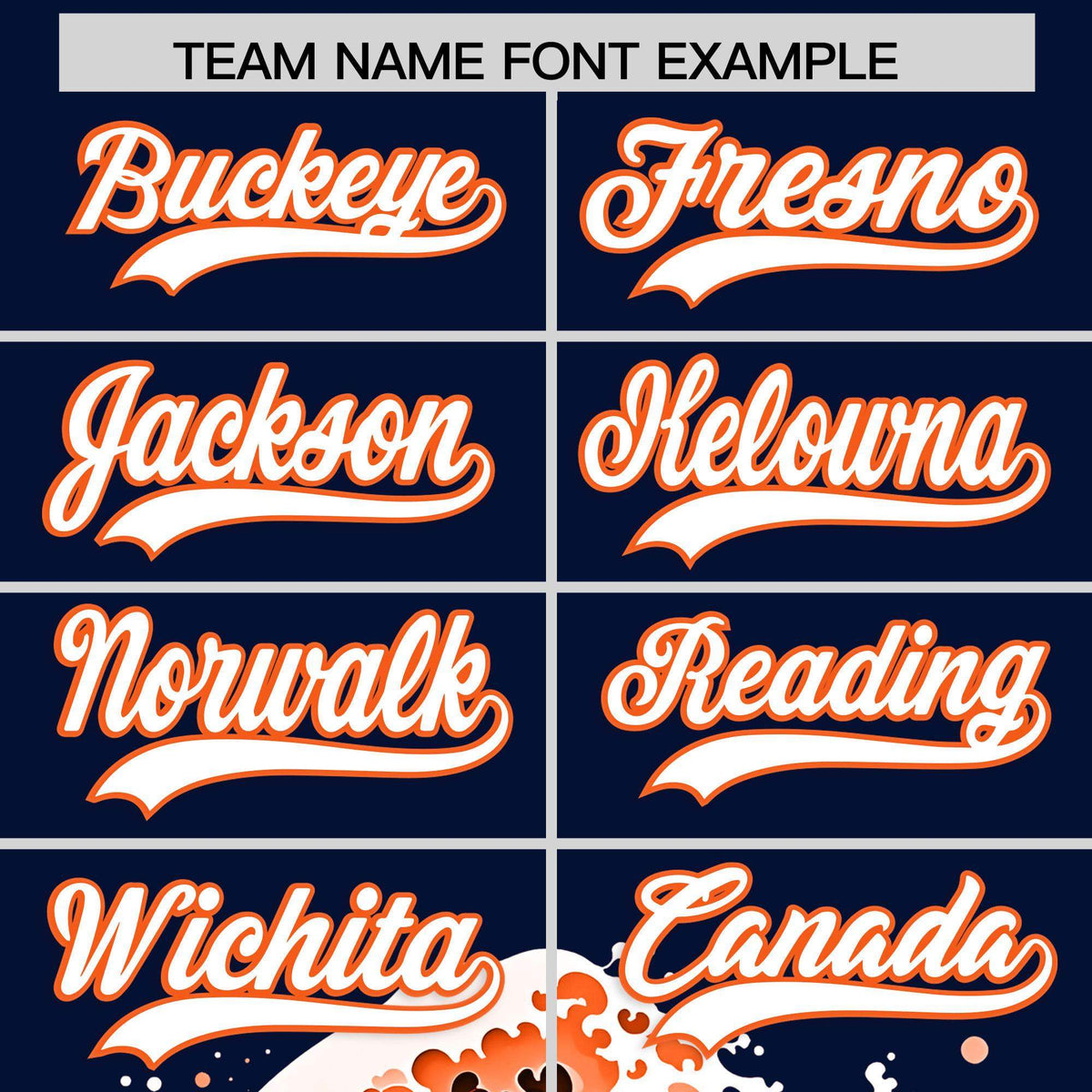 Custom Navy Wave Graffiti Pattern Authentic Baseball Jersey| KXKSHOP