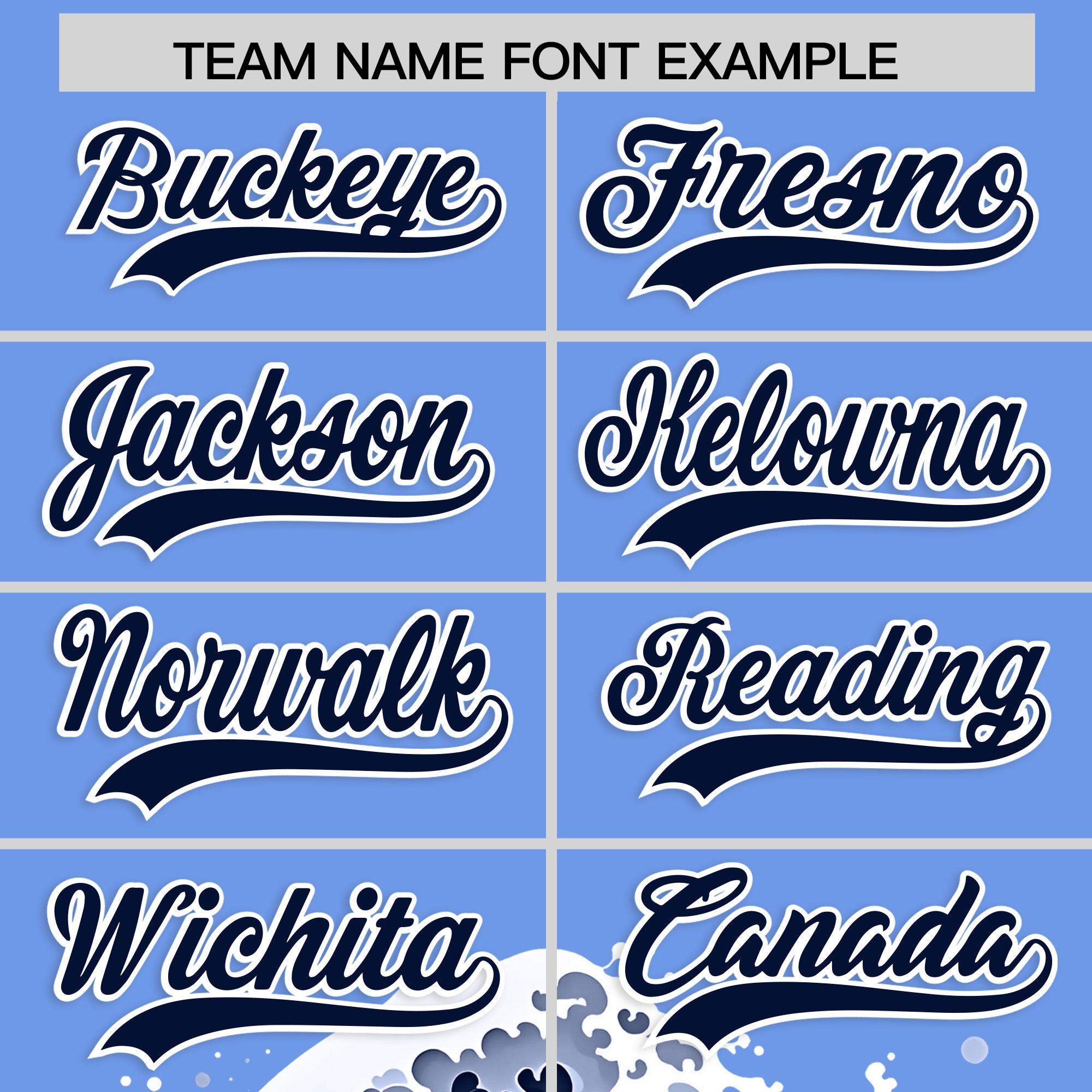 Custom Light Blue Wave Graffiti Pattern Authentic Baseball Jersey | KXKSHOP