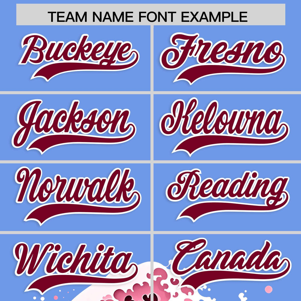 Custom Light Blue Wave Graffiti Pattern Authentic Baseball Jersey| KXKSHOP