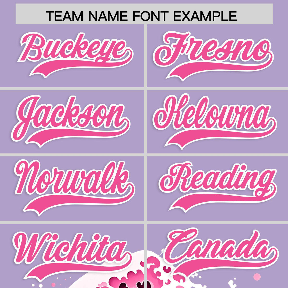 Custom Light Purple Wave Graffiti Pattern Authentic Baseball Jersey| KXKSHOP