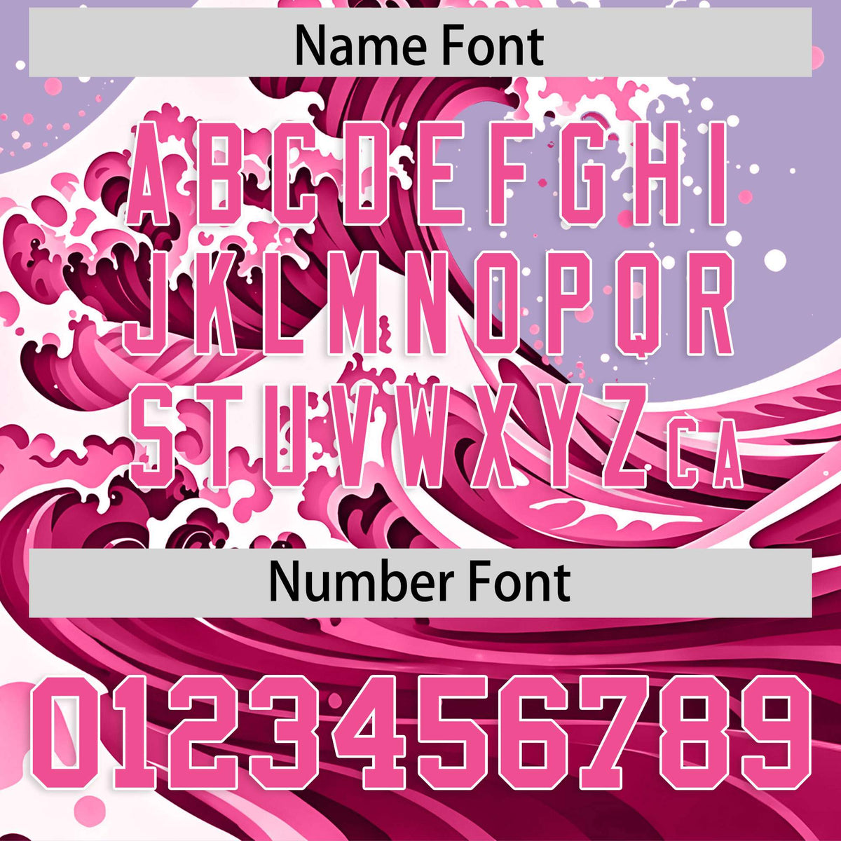 Custom Light Purple Wave Graffiti Pattern Authentic Baseball Jersey| KXKSHOP