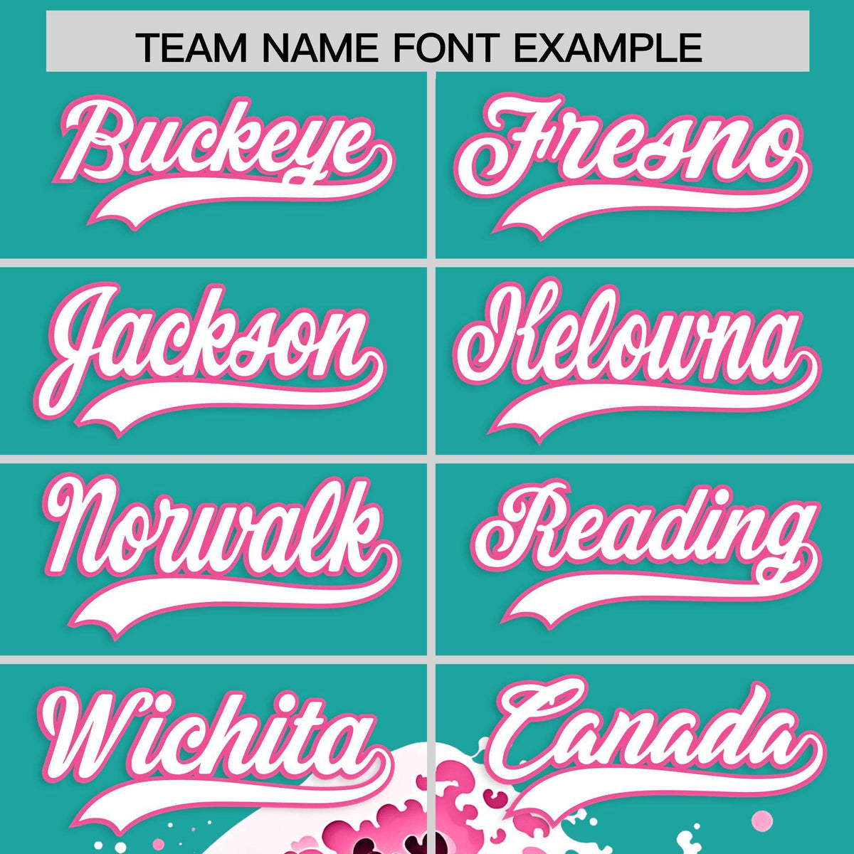 Custom Aqua Wave Graffiti Pattern Authentic Baseball Jersey| KXKSHOP