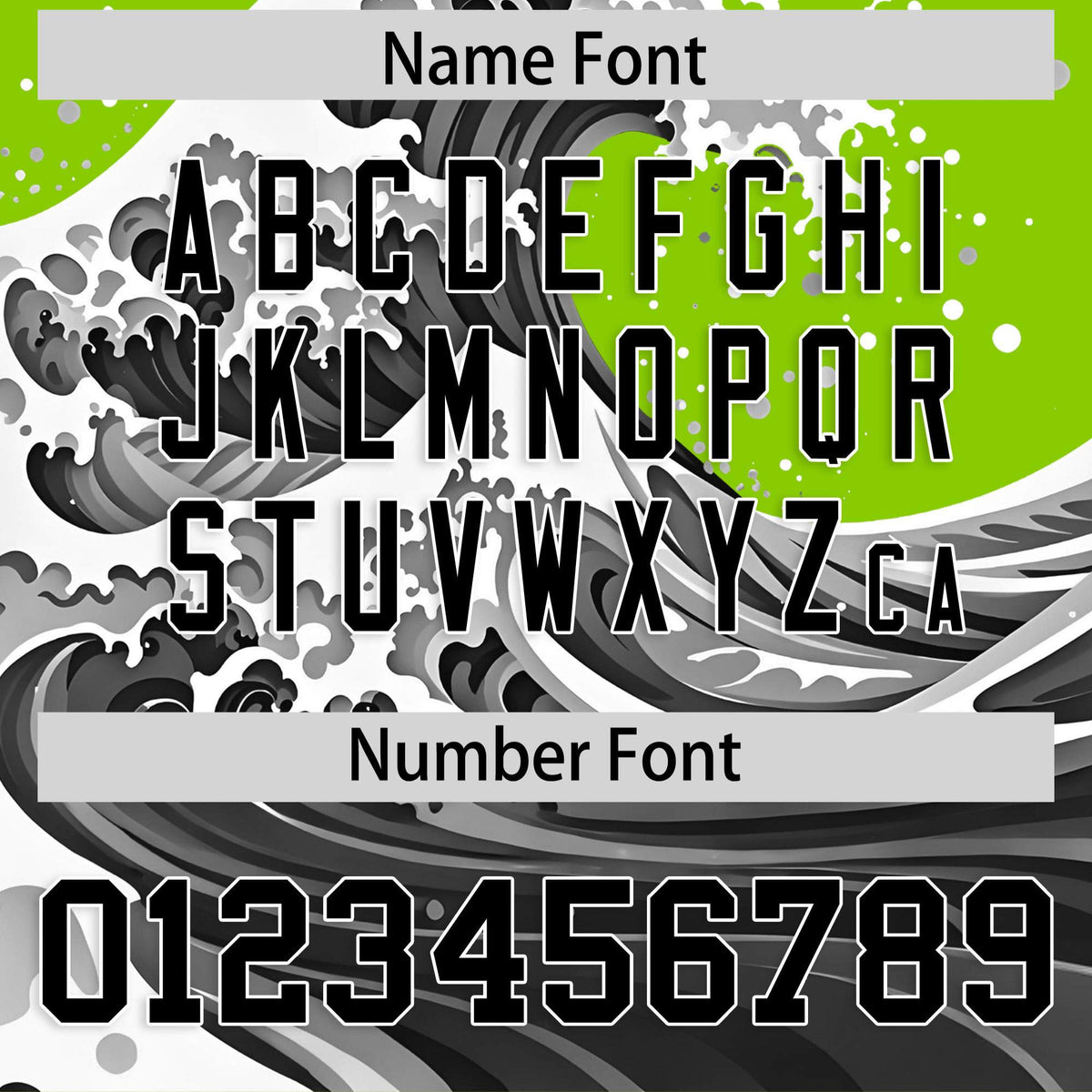 Custom Neon Green Wave Graffiti Pattern Authentic Baseball Jersey| KXKSHOP