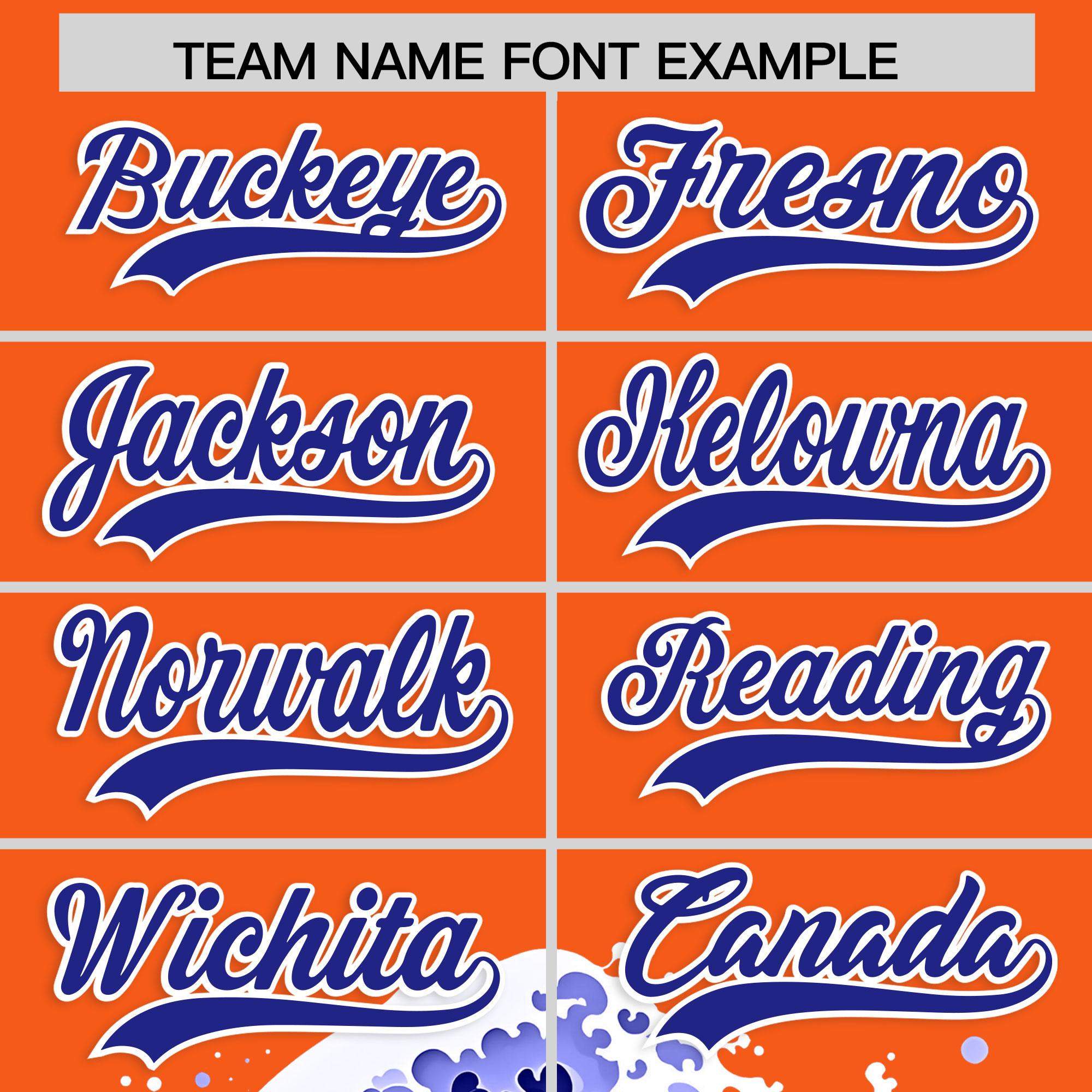 Custom Orange Wave Graffiti Pattern Authentic Baseball Jersey| KXKSHOP