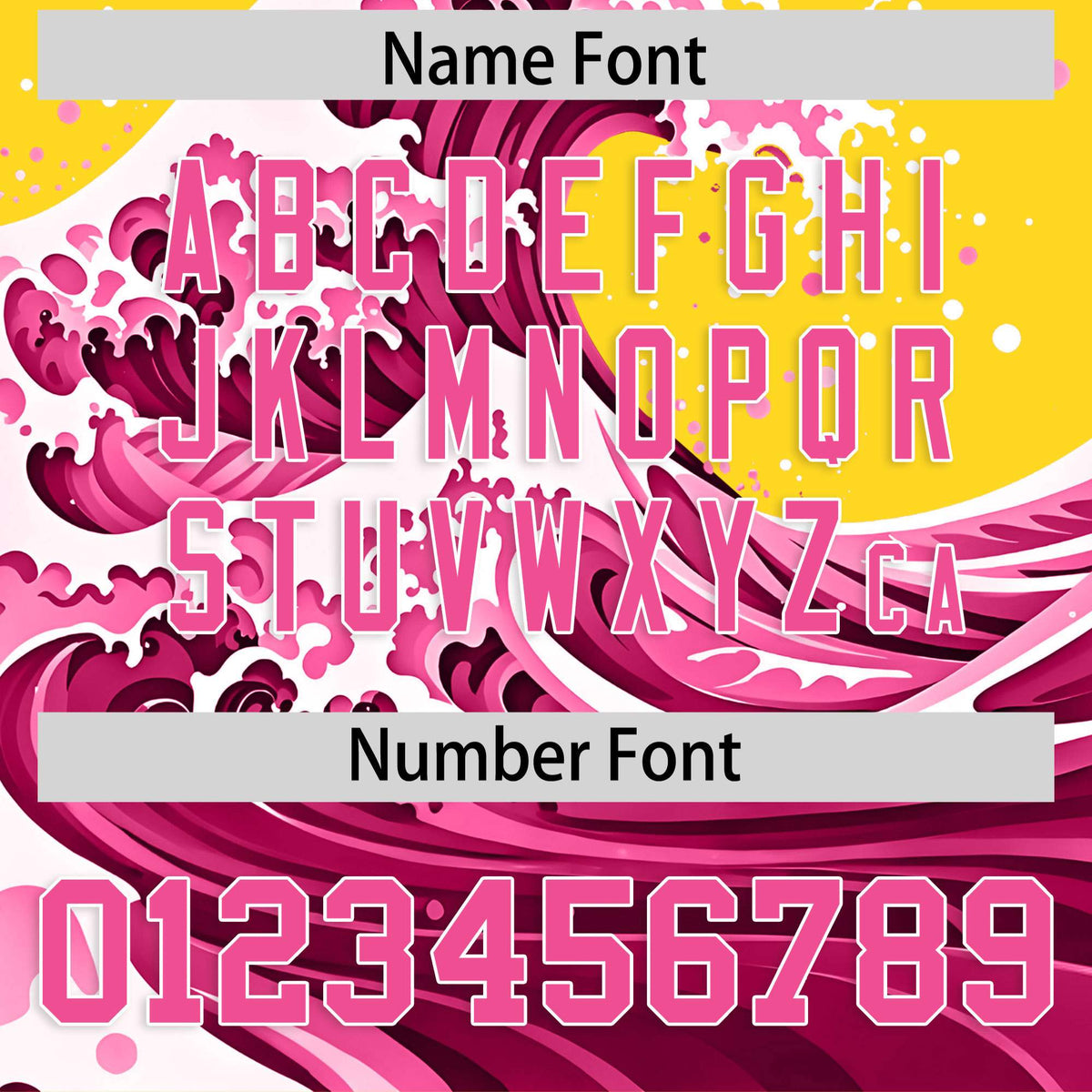 Custom Gold Wave Graffiti Pattern Authentic Baseball Jersey| KXKSHOP