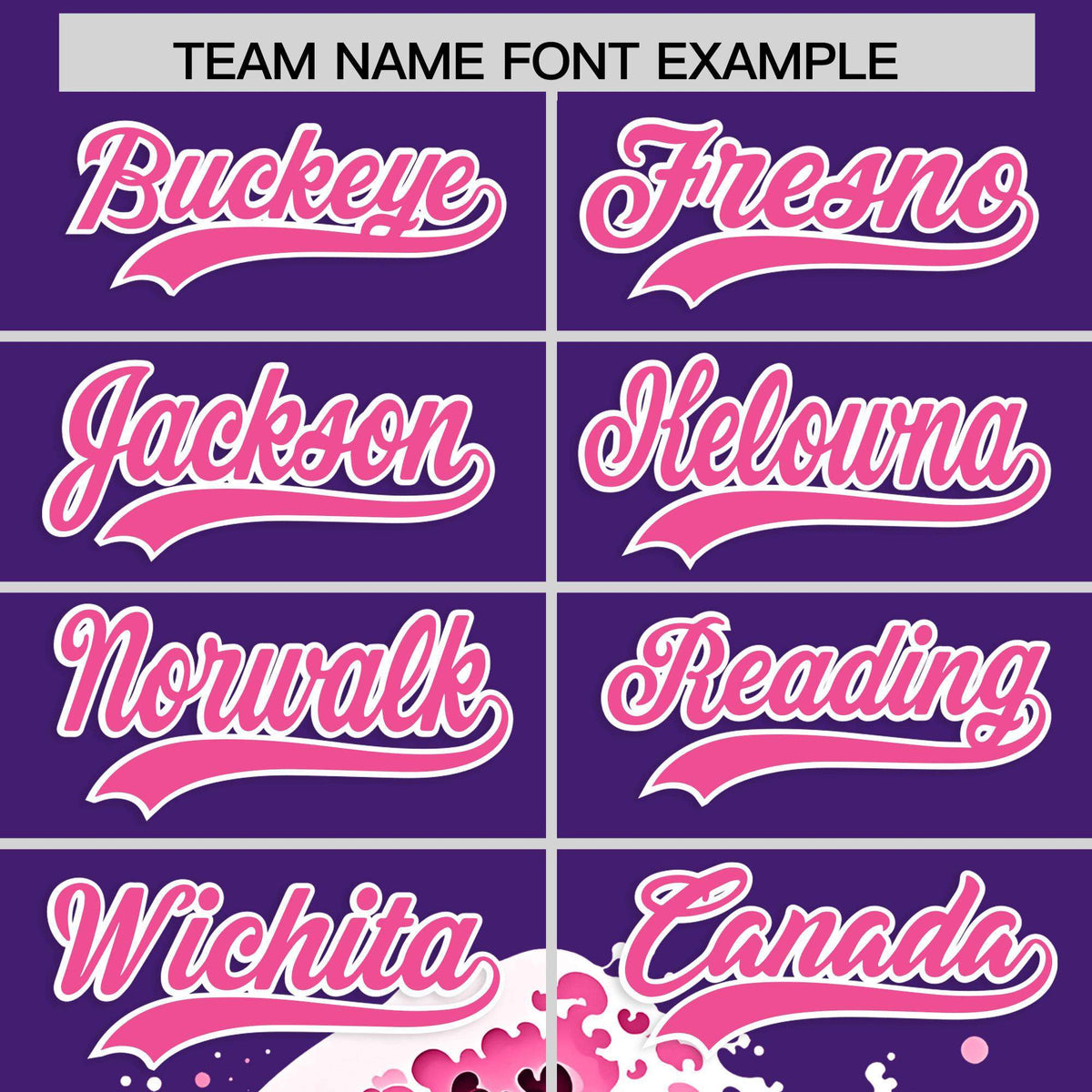 Custom Purple Wave Graffiti Pattern Authentic Baseball Jersey| KXKSHOP