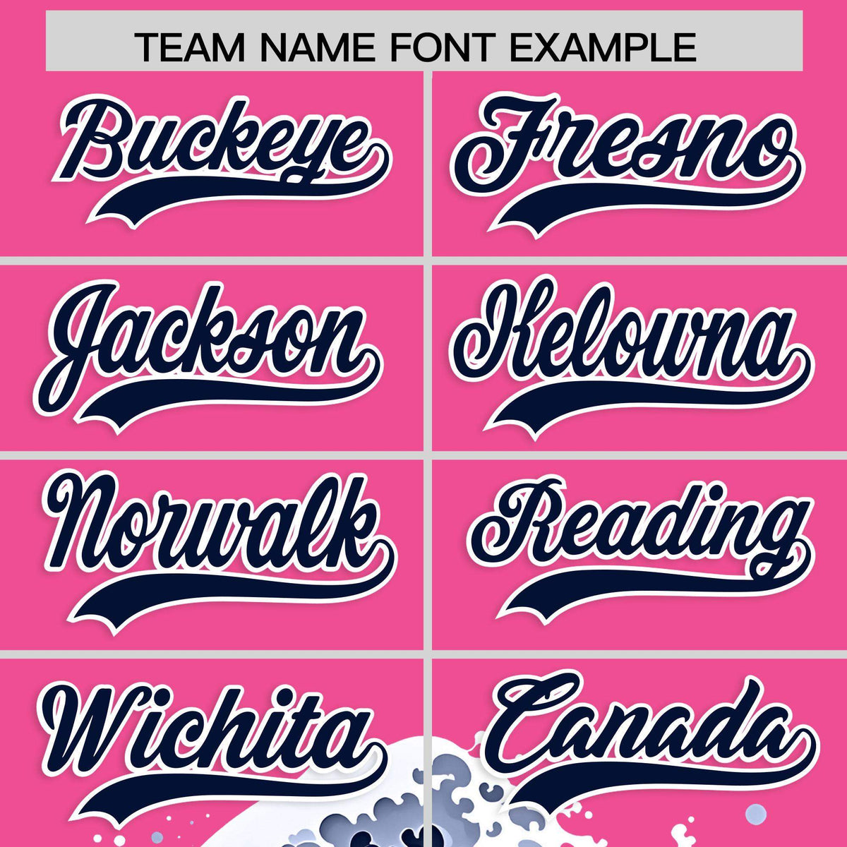 Custom Pink Wave Graffiti Pattern Authentic Baseball Jersey| KXKSHOP