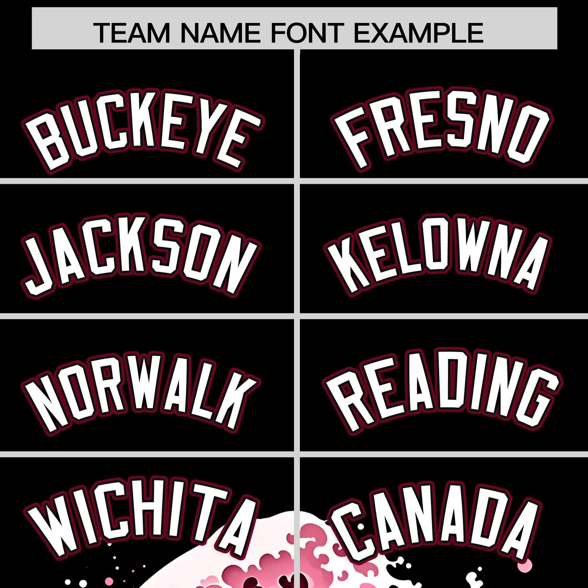 Custom Black Wave Graffiti Pattern Authentic Baseball Jersey| KXKSHOP