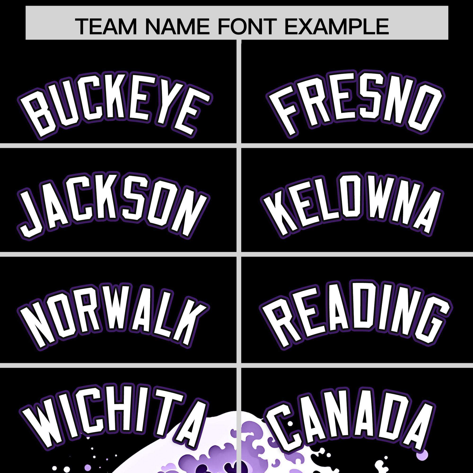 Custom Black Wave Graffiti Pattern Authentic Baseball Jersey | KXKSHOP