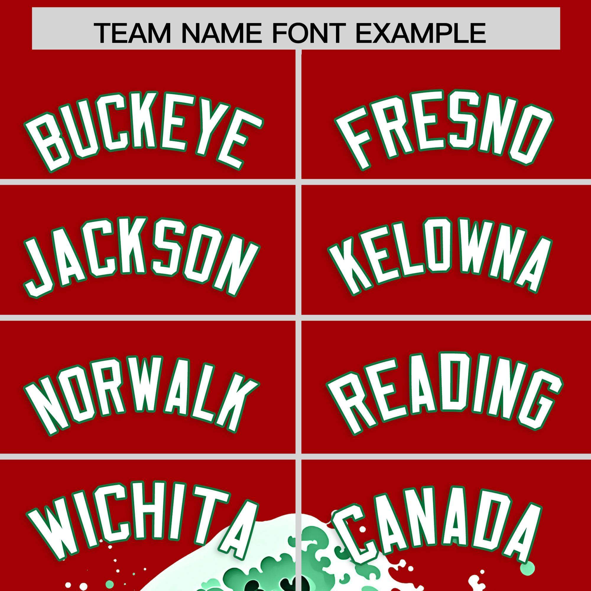 Custom Red Wave Graffiti Pattern Authentic Baseball Jersey | KXKSHOP