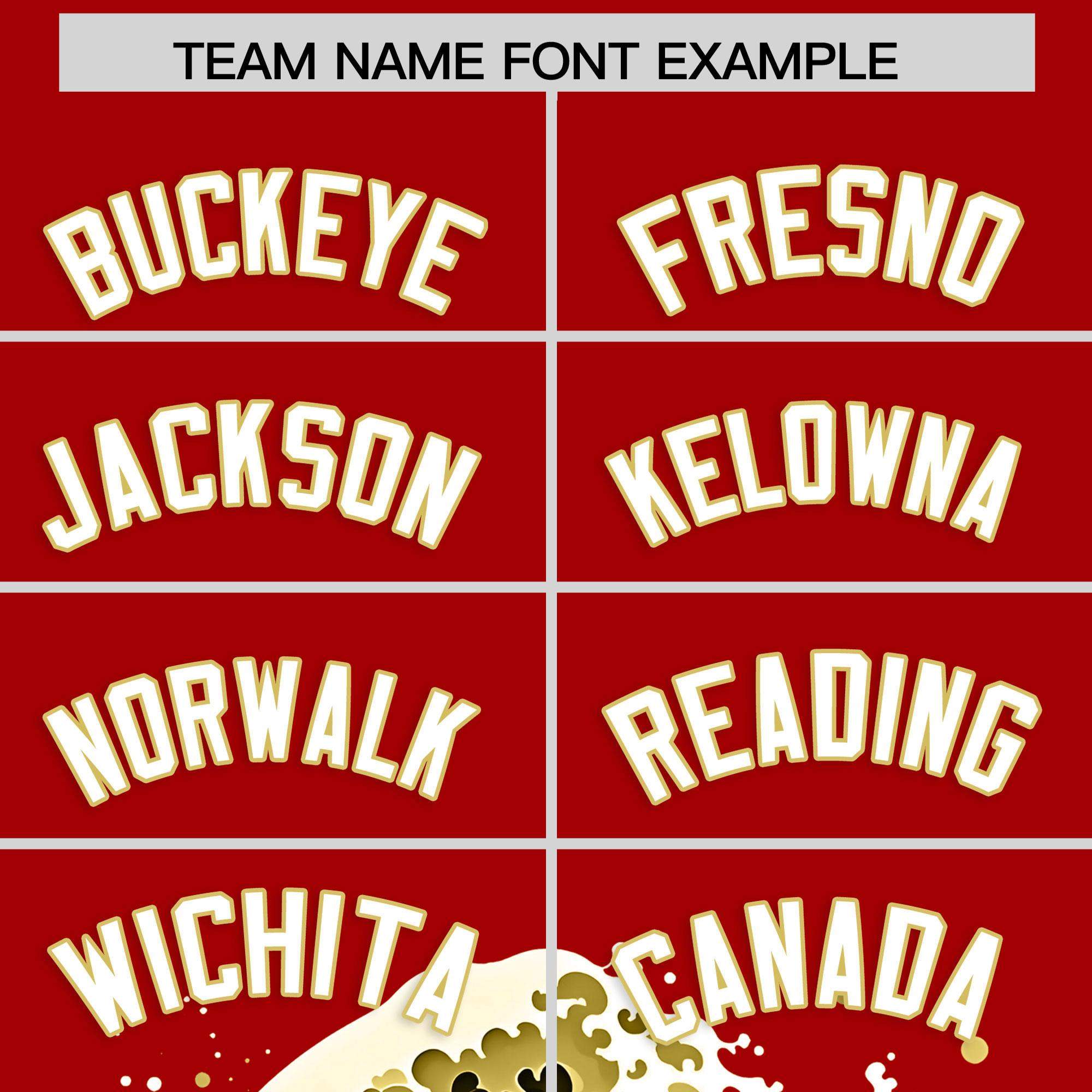 Custom Red Wave Graffiti Pattern Authentic Baseball Jersey | KXKSHOP