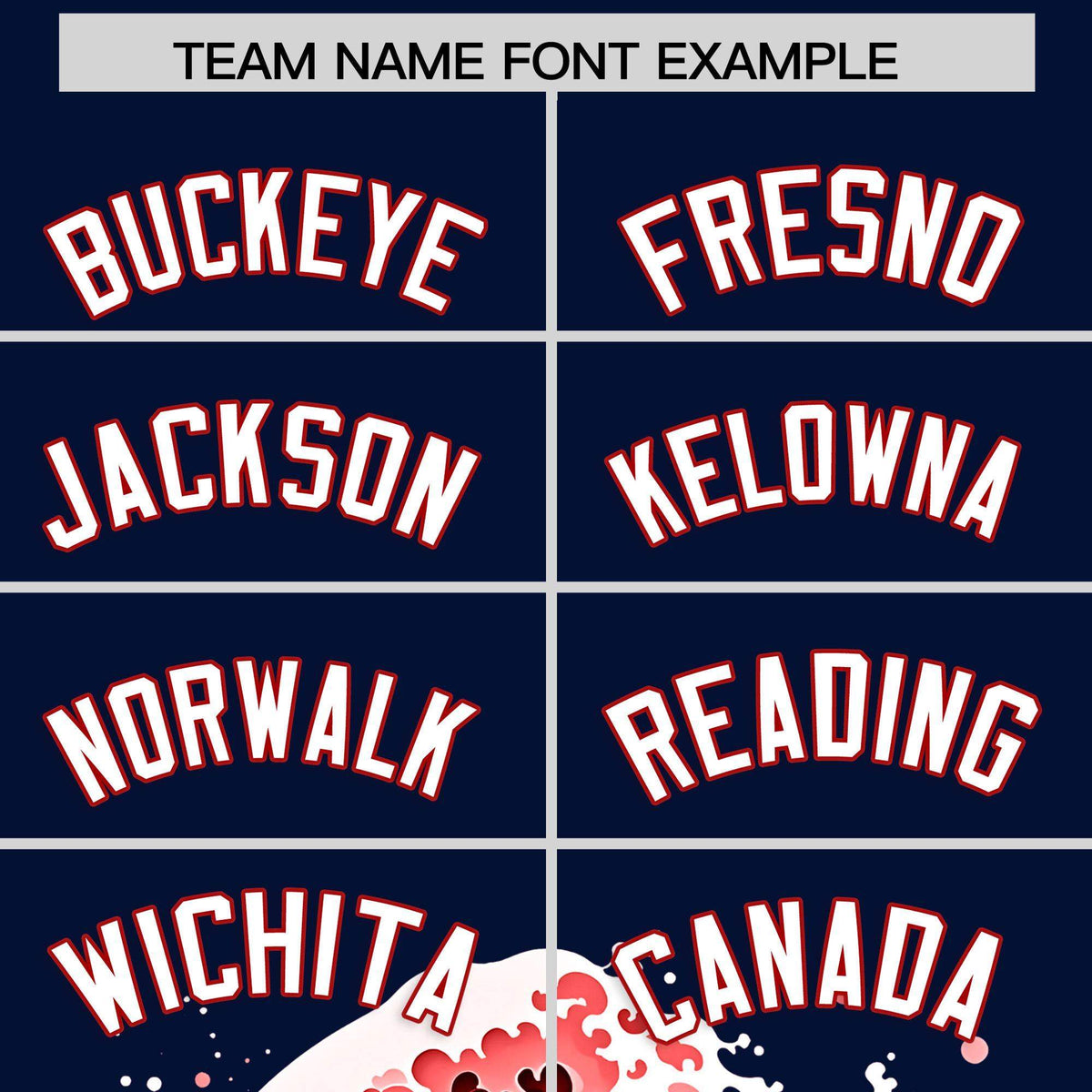 Custom Navy Wave Graffiti Pattern Authentic Baseball Jersey| KXKSHOP