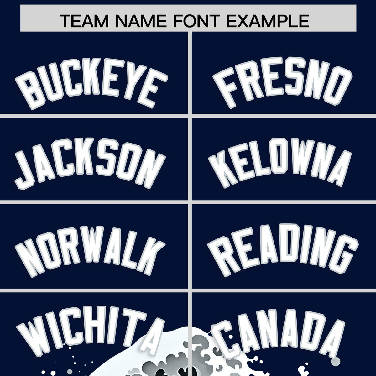 Custom Navy Wave Graffiti Pattern Authentic Baseball Jersey| KXKSHOP