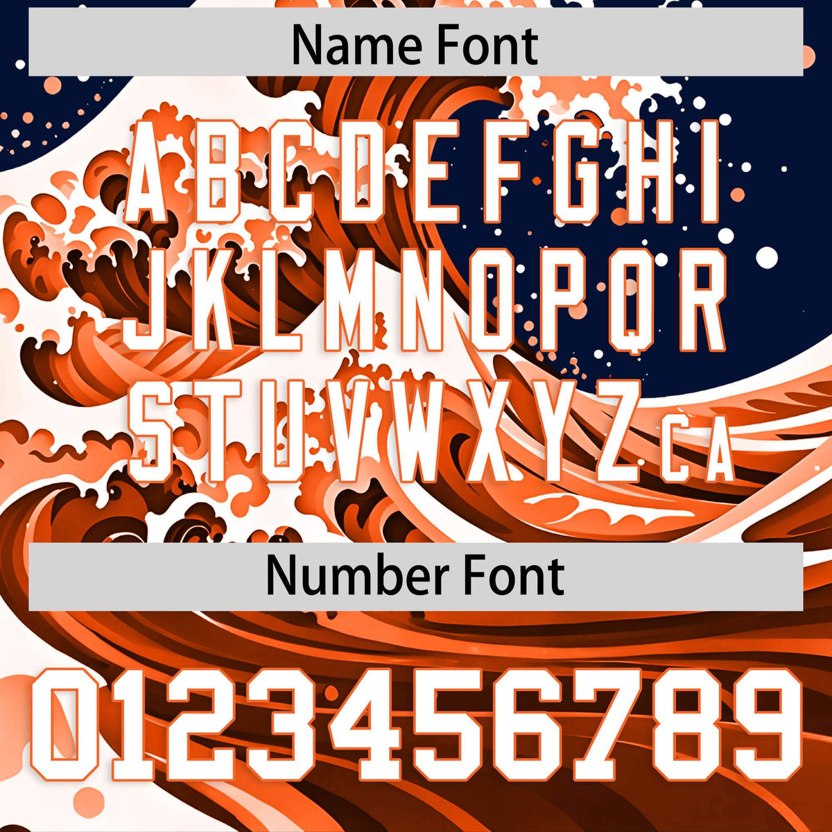 Custom Navy Wave Graffiti Pattern Authentic Baseball Jersey| KXKSHOP