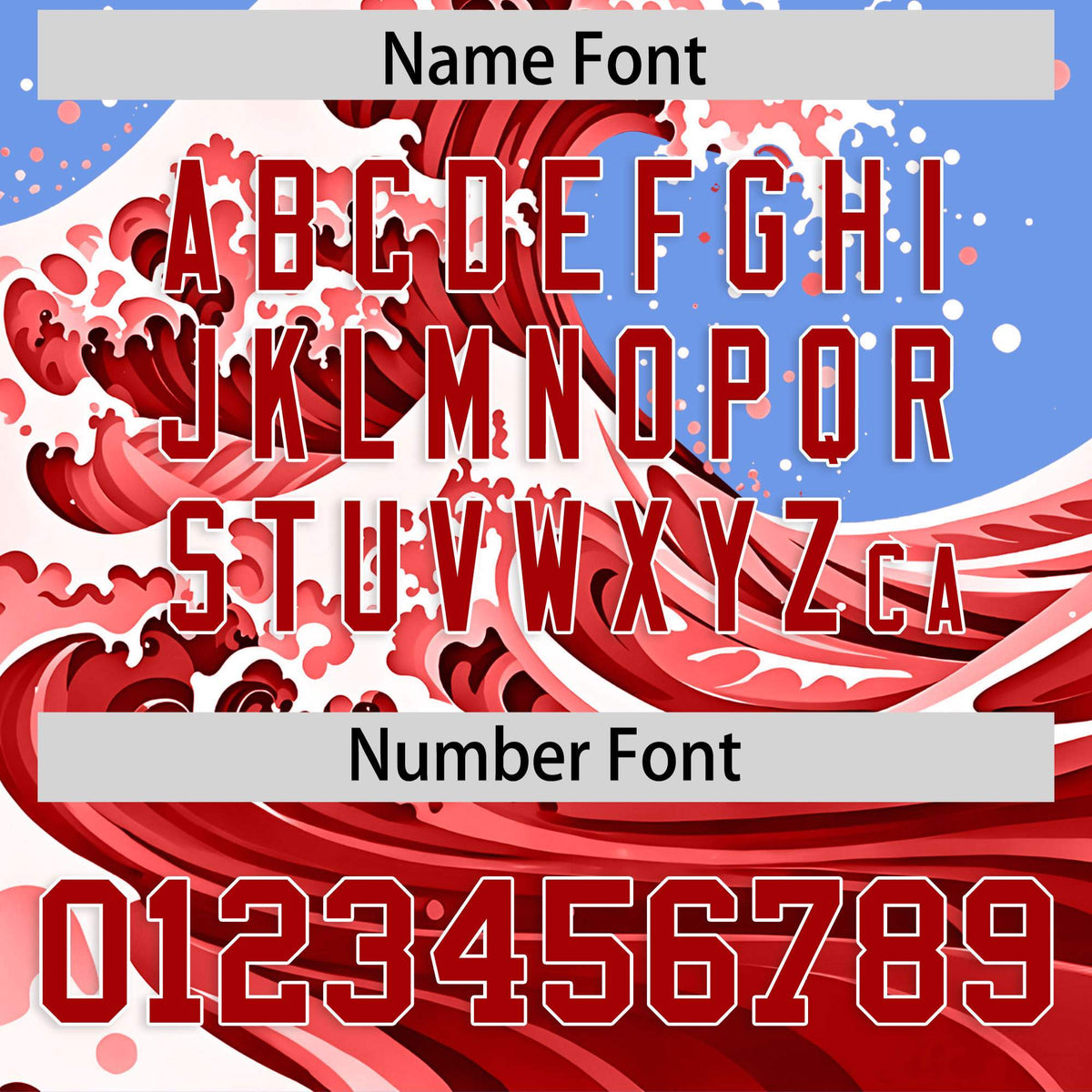 Custom Light Blue Wave Graffiti Pattern Authentic Baseball Jersey| KXKSHOP