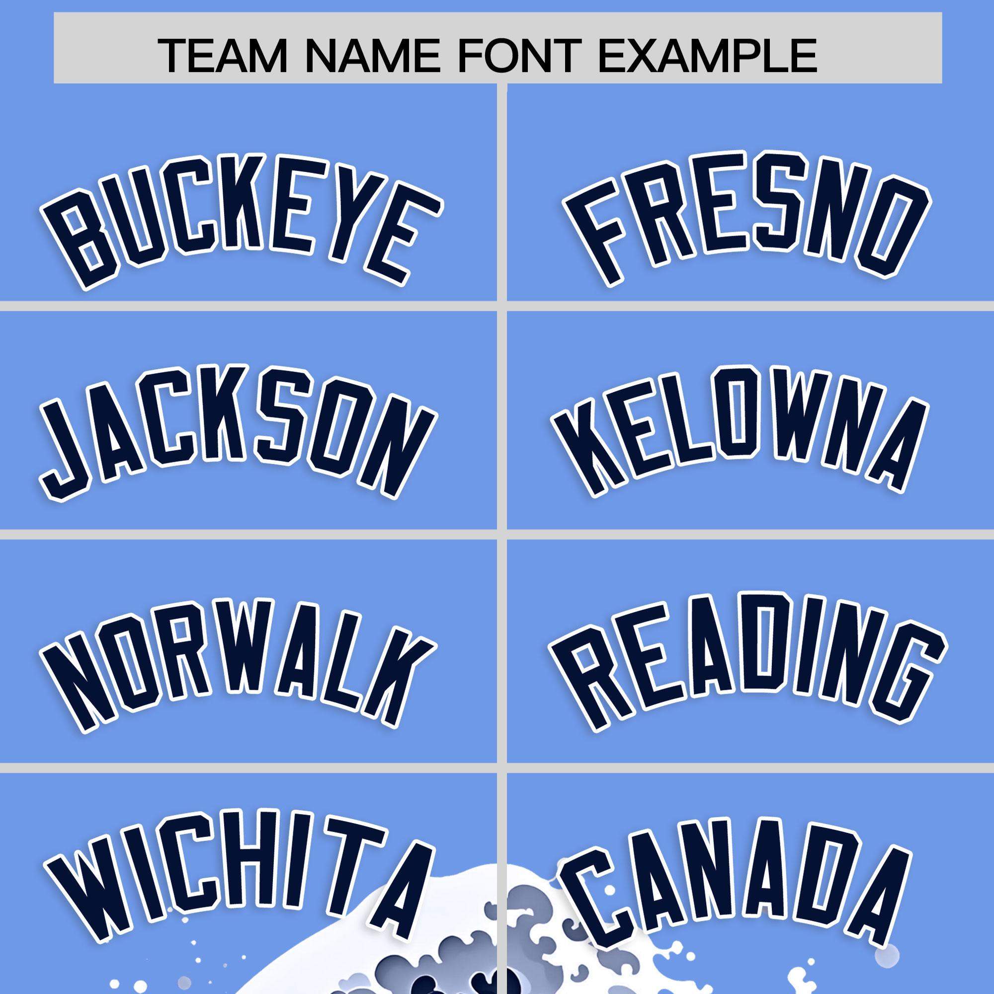 Custom Light Blue Wave Graffiti Pattern Authentic Baseball Jersey | KXKSHOP