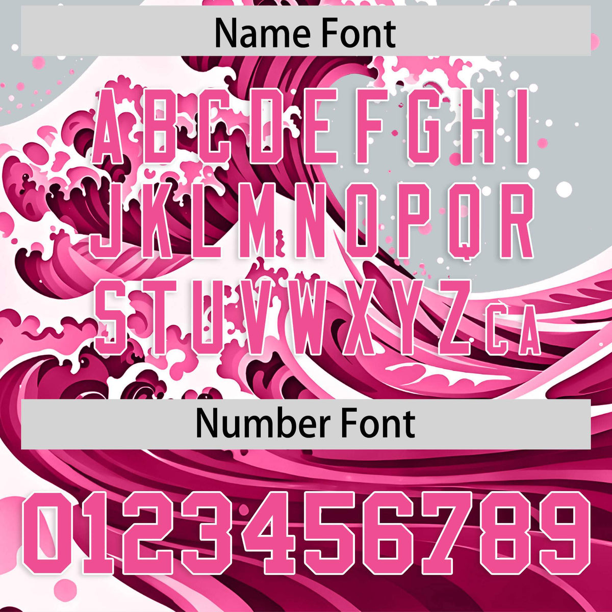 Custom Silver Wave Graffiti Pattern Authentic Baseball Jersey| KXKSHOP