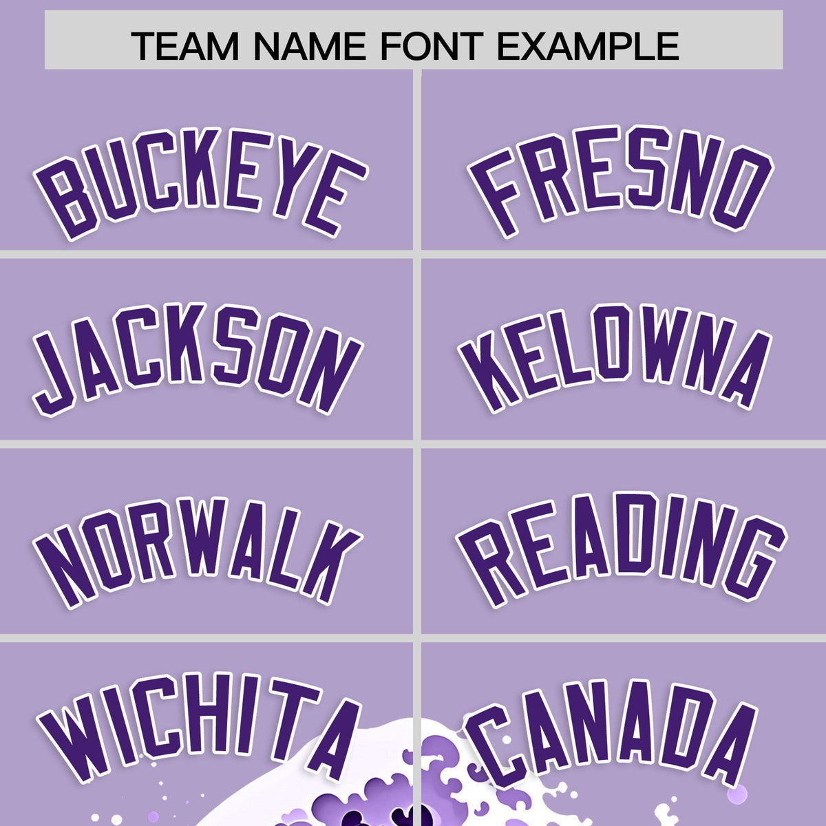 Custom Light Purple Wave Graffiti Pattern Authentic Baseball Jersey| KXKSHOP