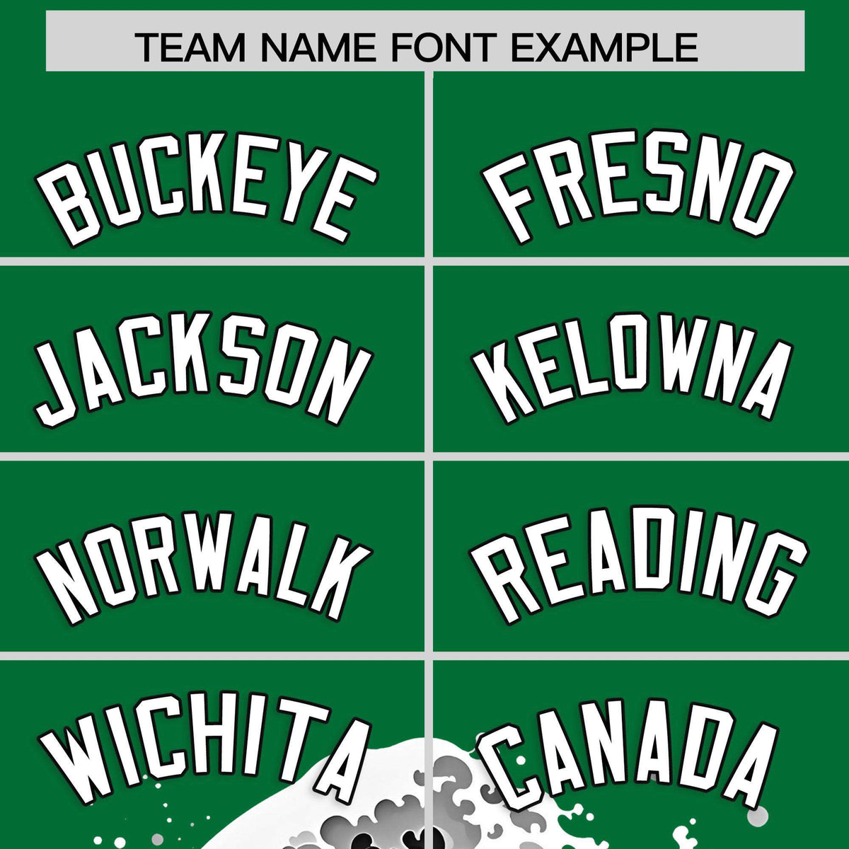 Custom Kelly Green Wave Graffiti Pattern Authentic Baseball Jersey| KXKSHOP