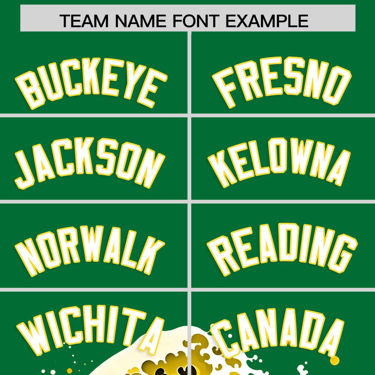 Custom Kelly Green Wave Graffiti Pattern Authentic Baseball Jersey| KXKSHOP