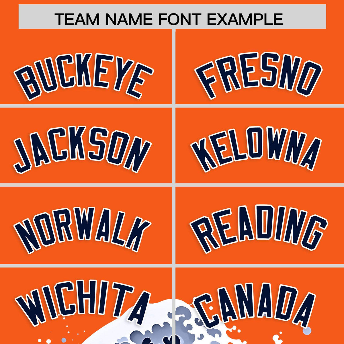 Custom Orange Wave Graffiti Pattern Authentic Baseball Jersey| KXKSHOP